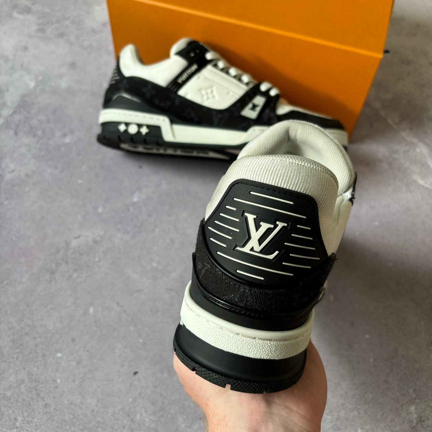 Louis Vuitton Denim Trainers - Fits UK 11.5/12