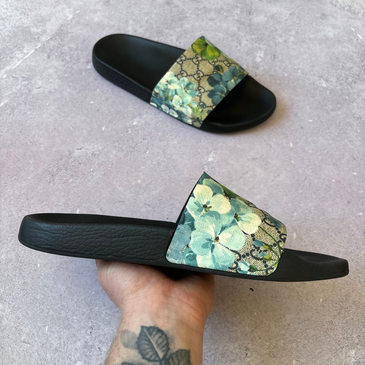 Gucci Bloom Sliders - UK 10