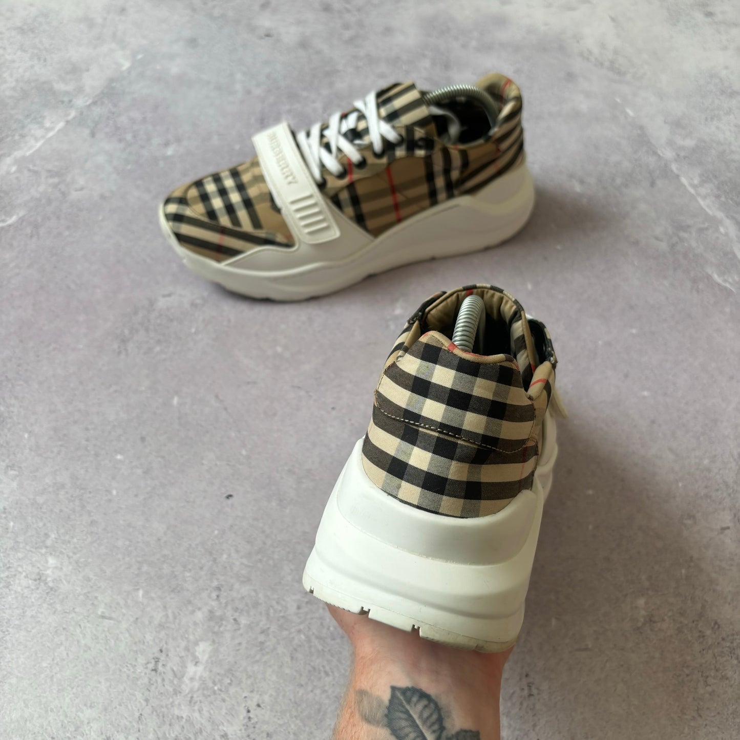 Burberry Ramsey Trainers - UK 9
