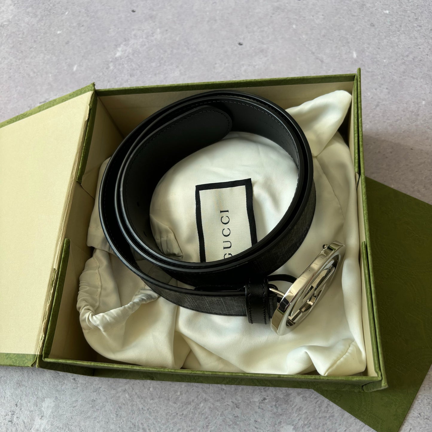 Gucci Belt - Fits Waist 32” - 36”