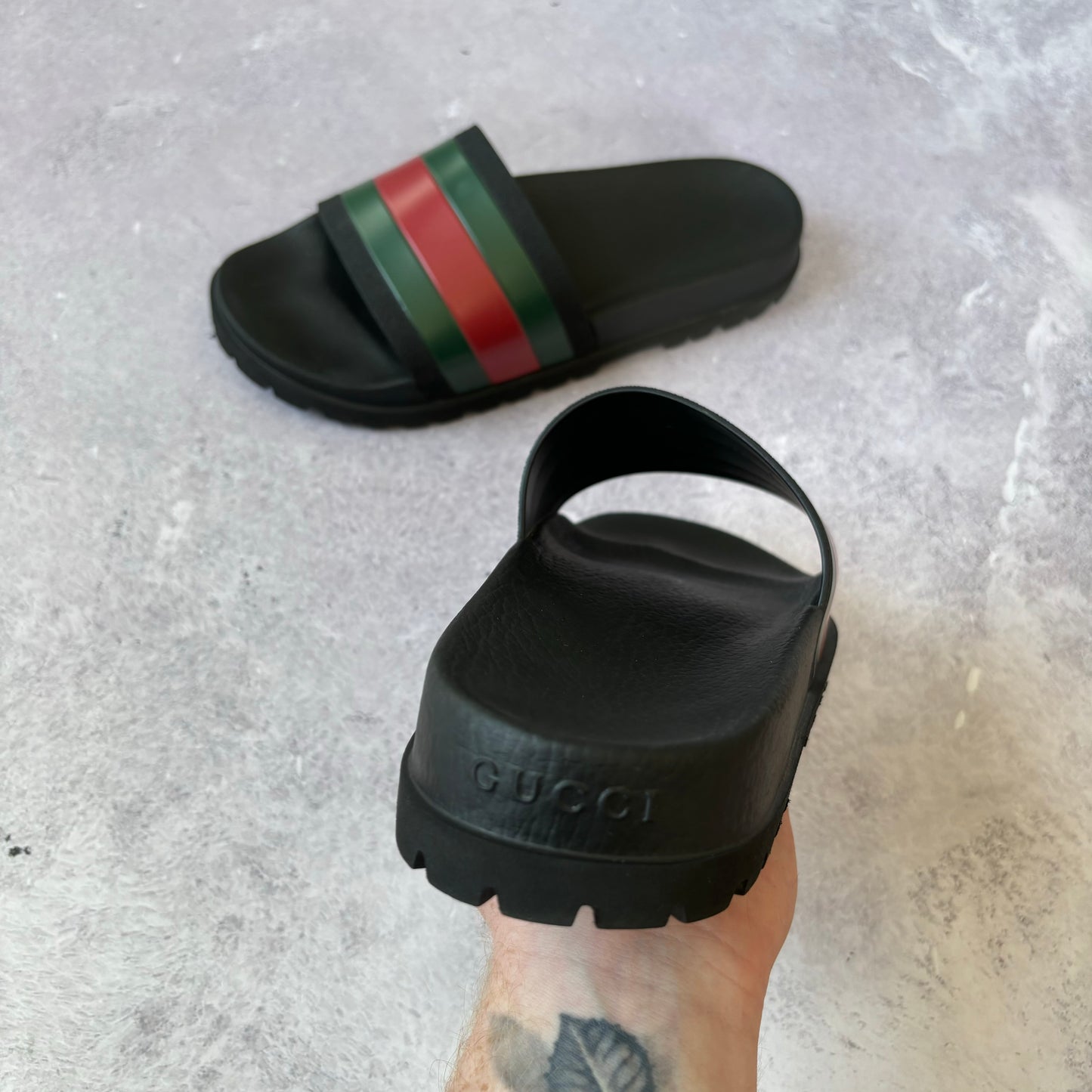 Gucci Web Sliders - UK 9