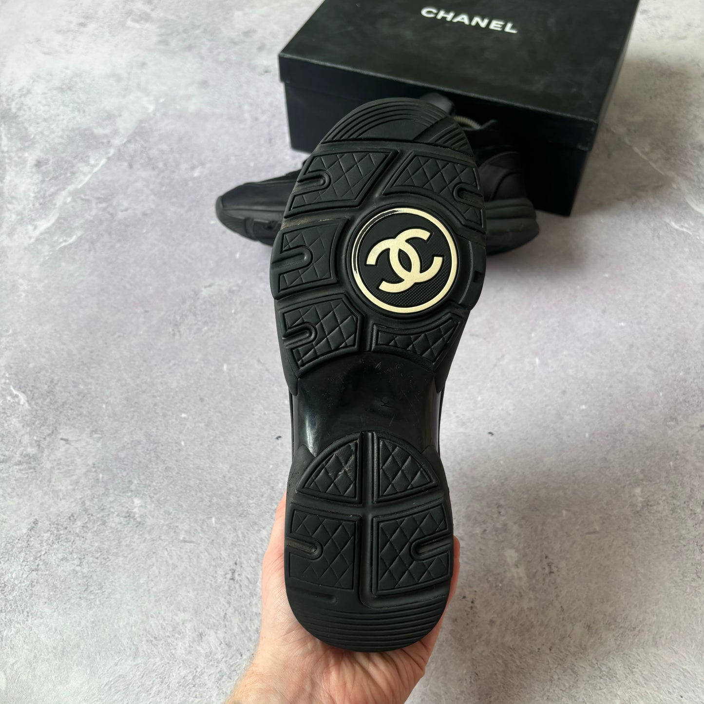 Chanel Satin Runner Trainers - Fits UK 7