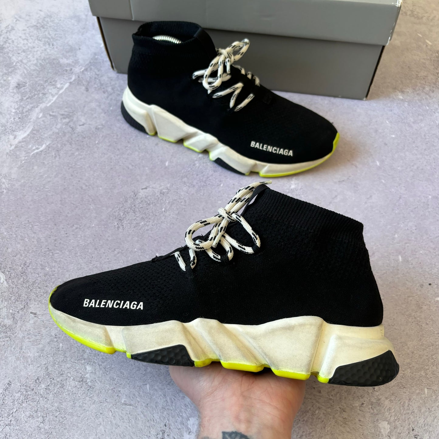 Balenciaga Speed Laced Trainers - UK 7