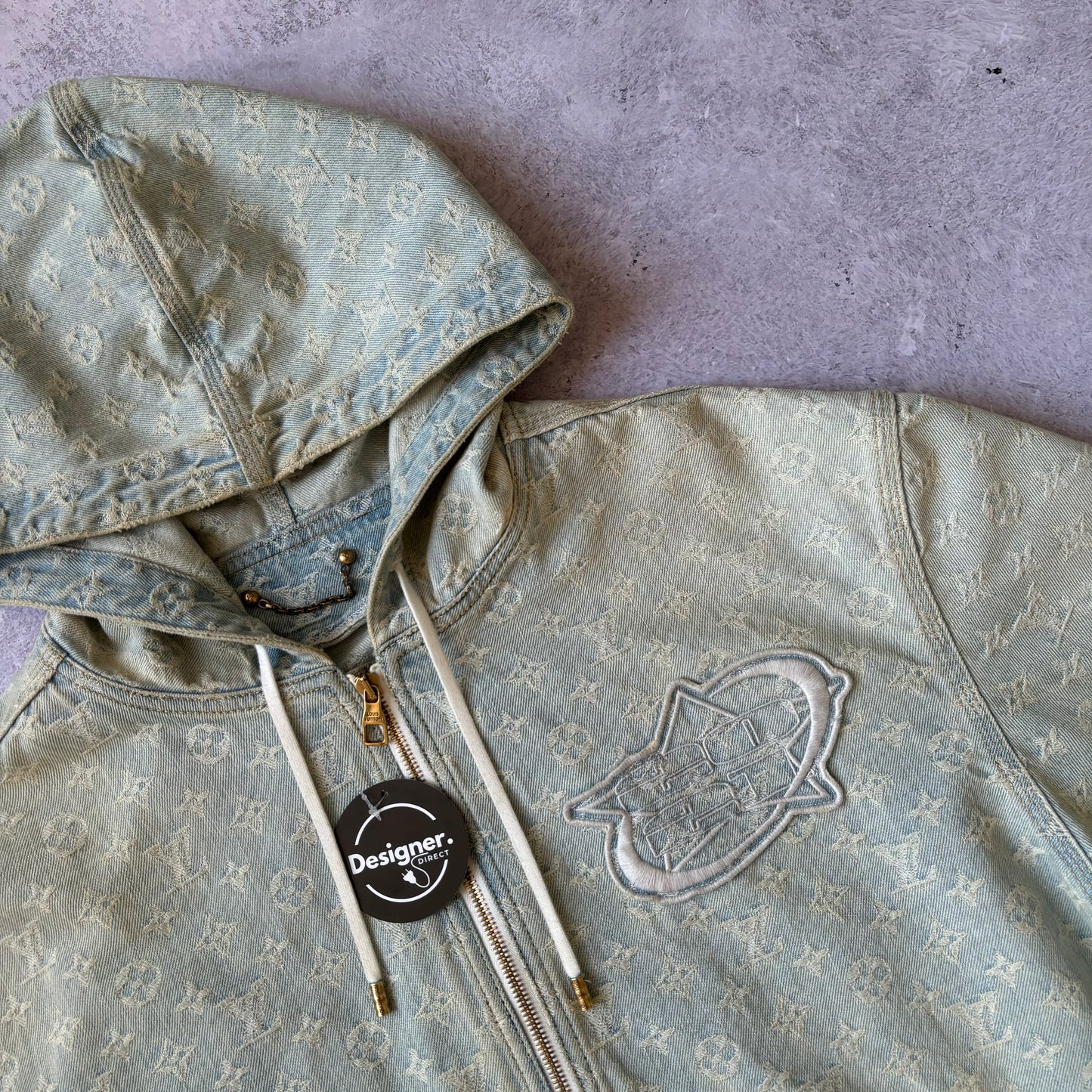 Louis Vuitton X NBA Denim Jacket - Size 50
