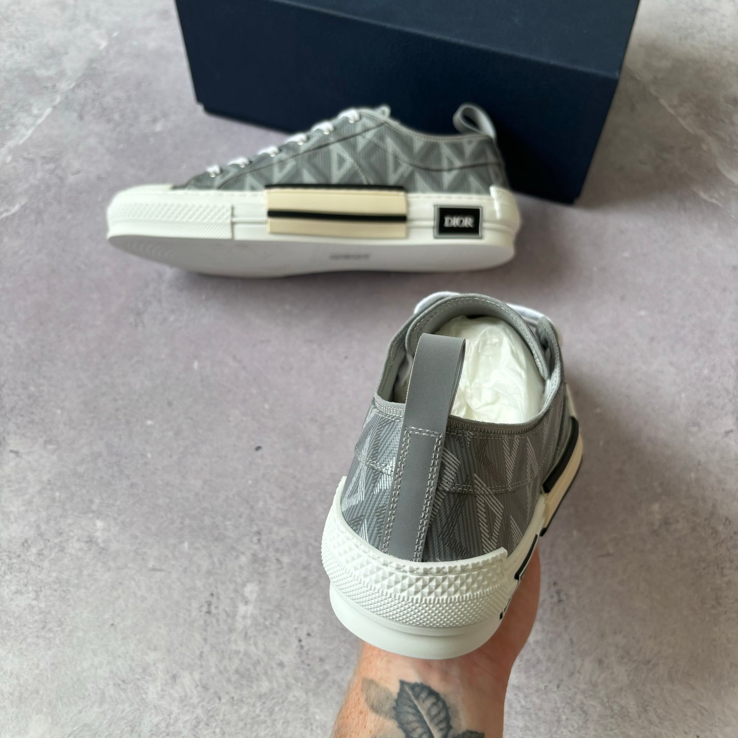 Brand New Dior B23 Low Trainers - UK 9