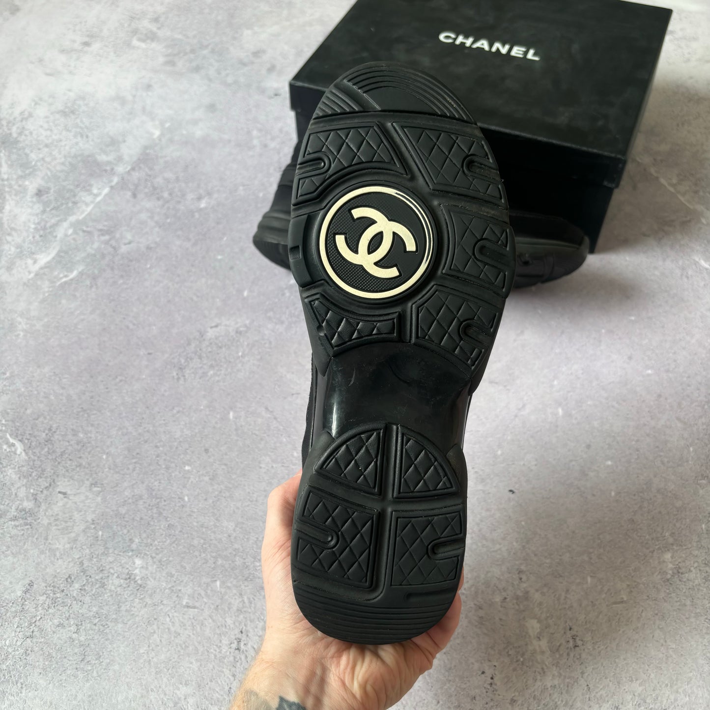 Chanel Satin Runner Trainers - Fits UK 7