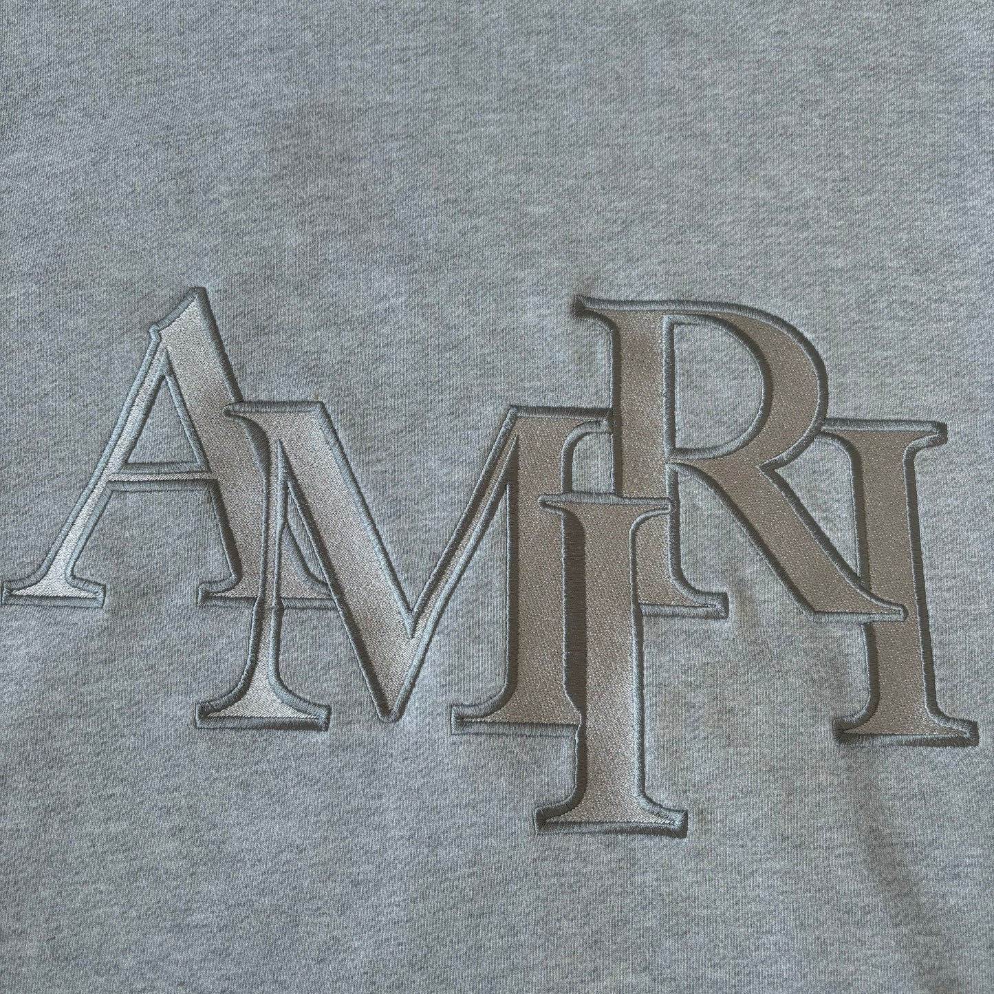 Amiri Staggered Logo Hoodie - Medium