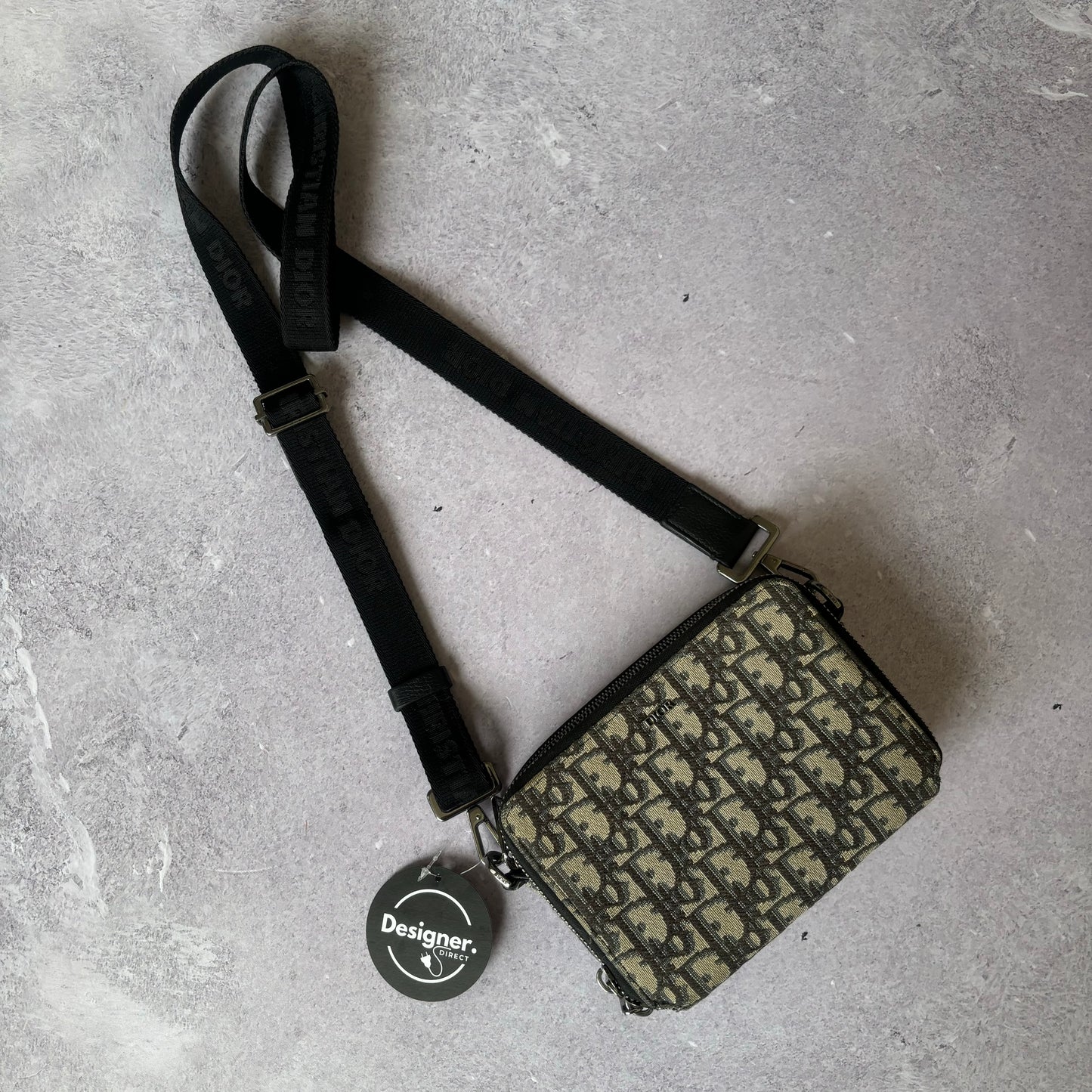 Dior Oblique Jacquard Pouch Bag