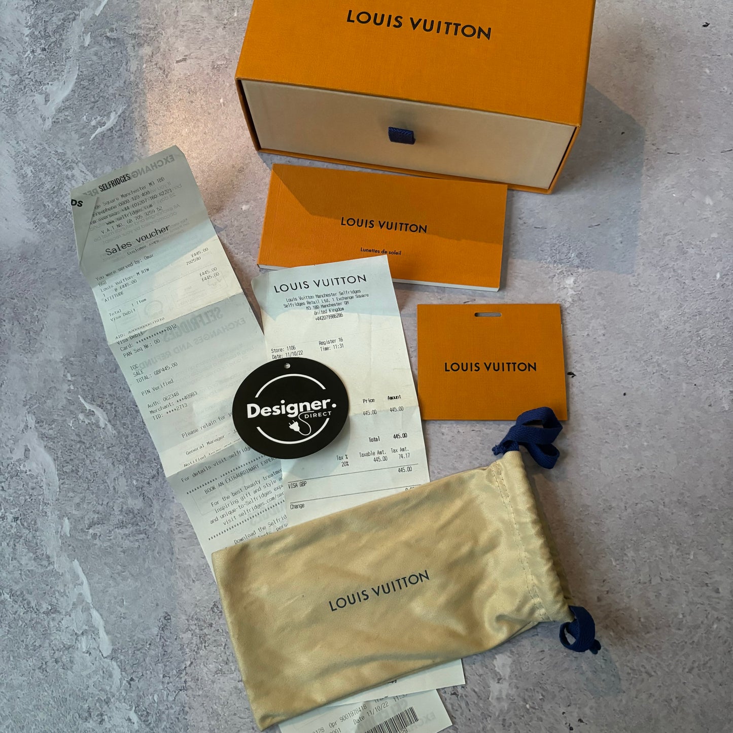 Louis Vuitton Attitude Sunglasses - Gold