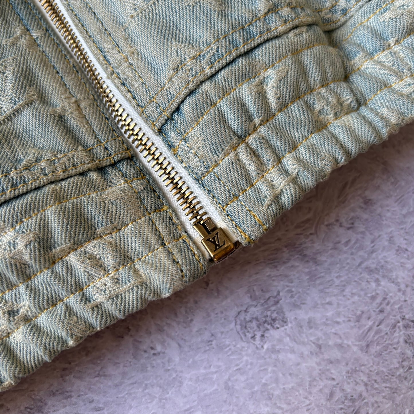 Louis Vuitton X NBA Denim Jacket - Size 50