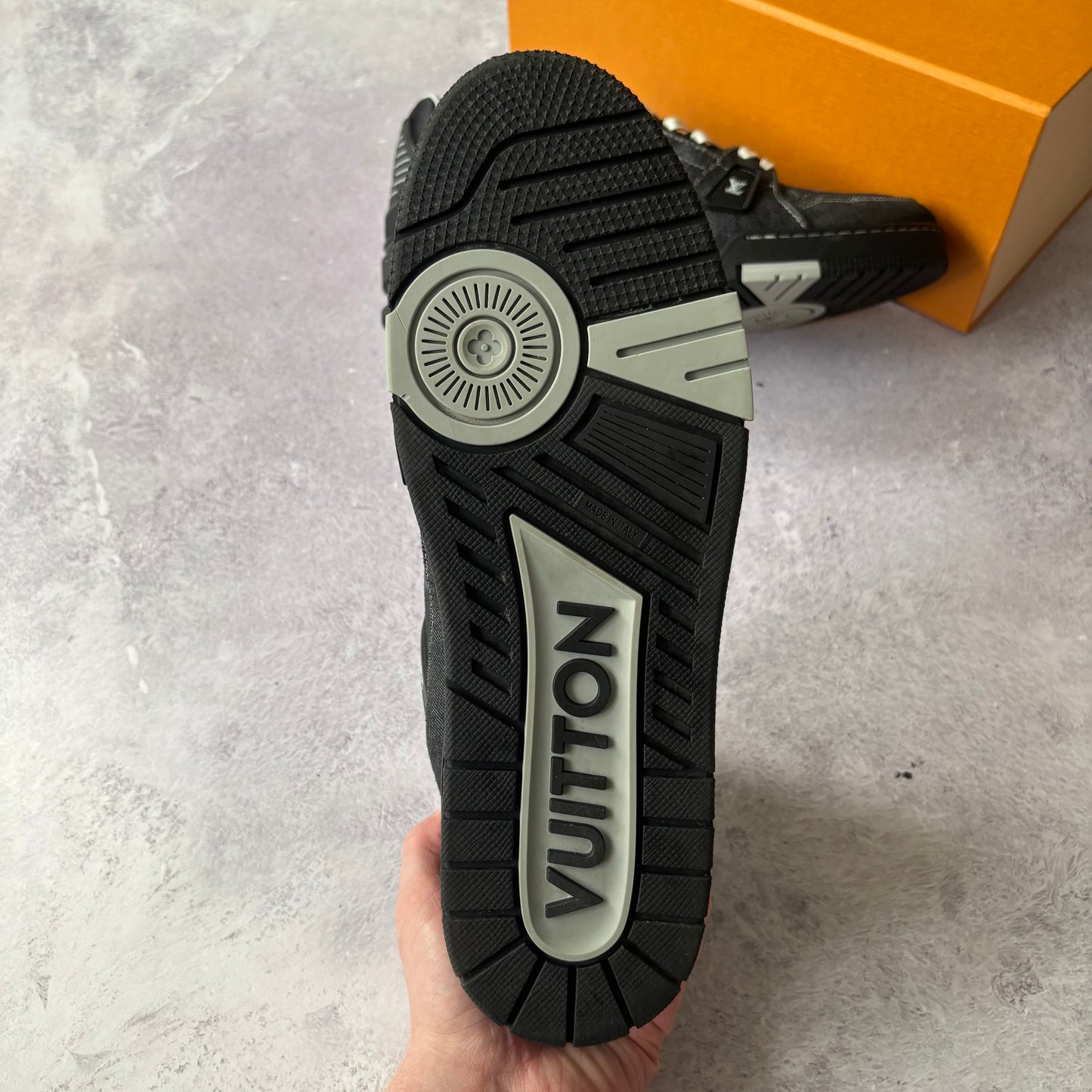 Louis Vuitton Denim Trainers - Fits UK 10.5/11