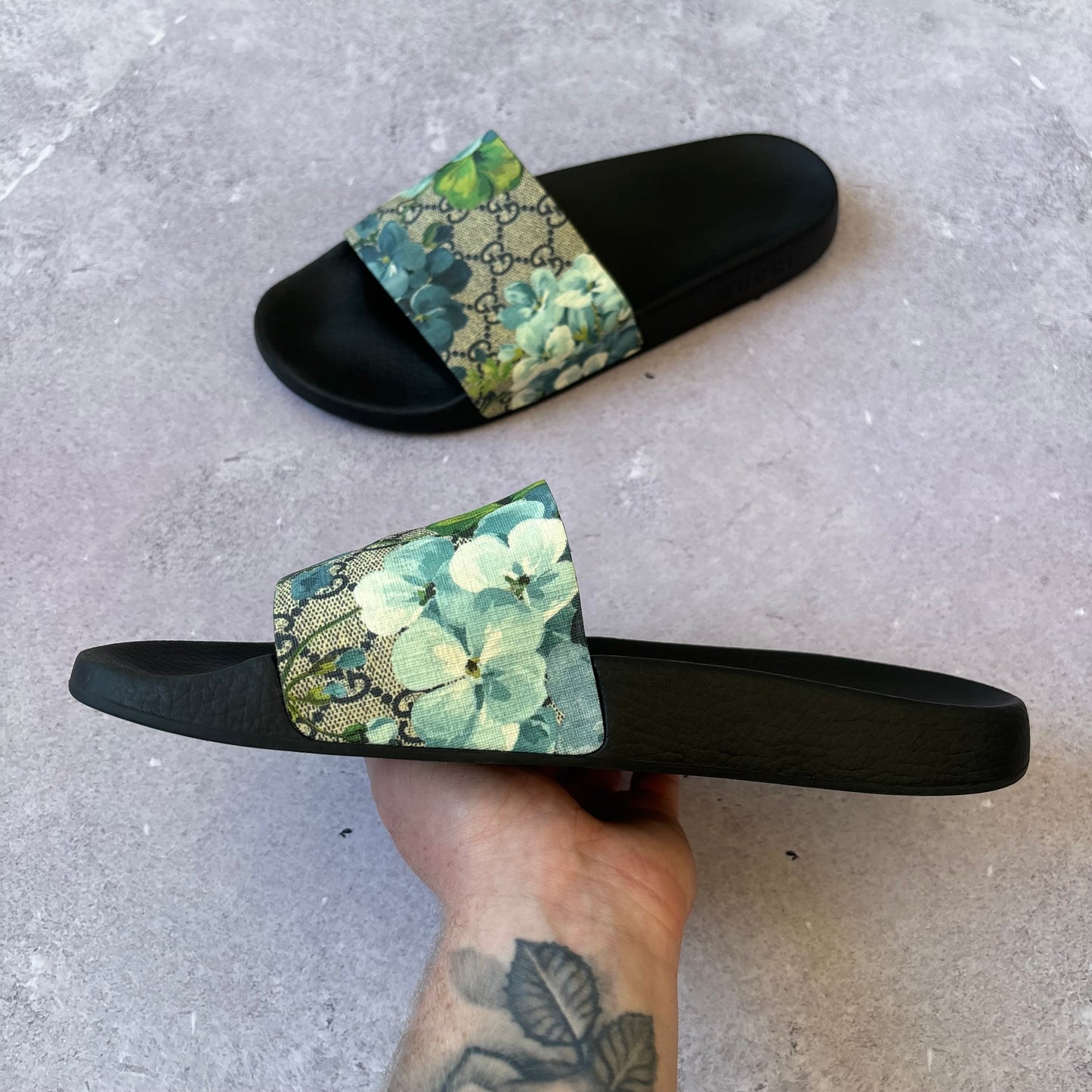 Gucci Bloom Sliders - UK 10