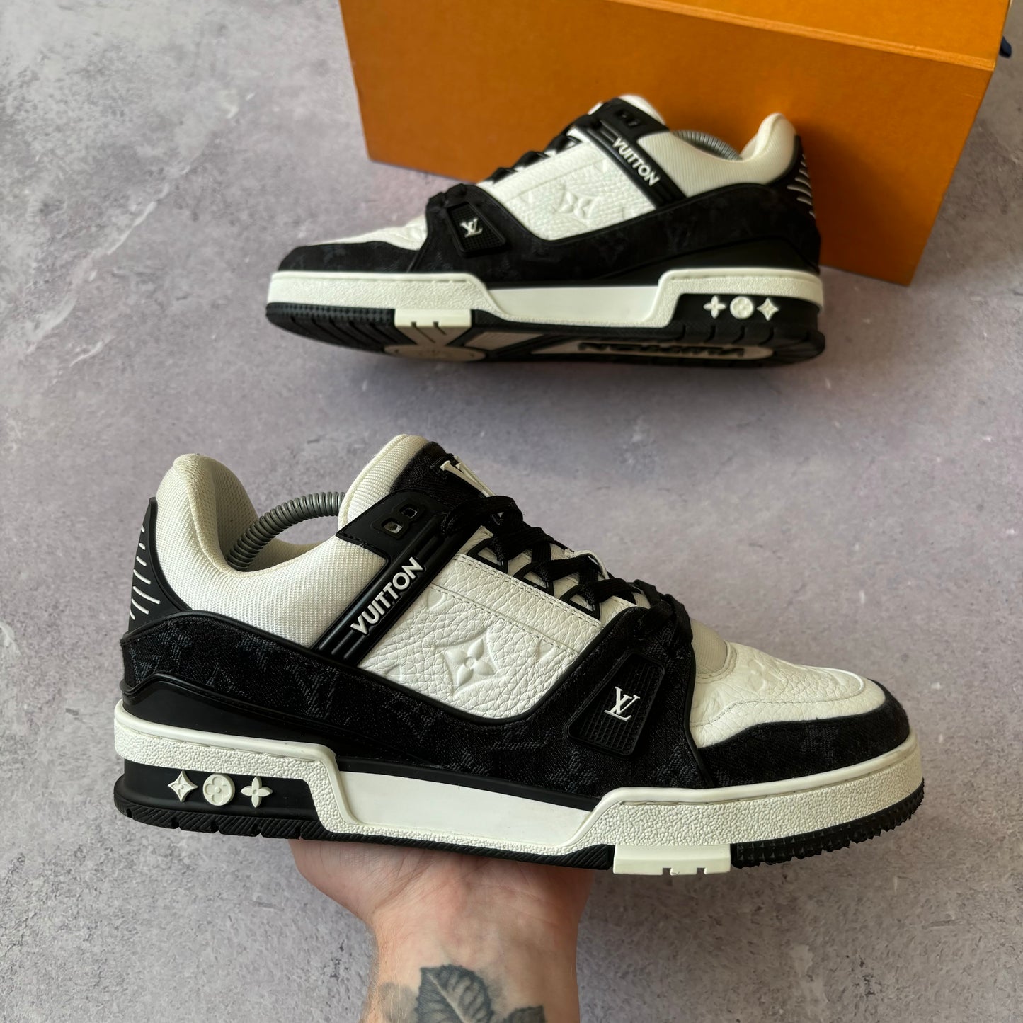 Louis Vuitton Paris Exclusive Denim Trainers - Fits UK 8