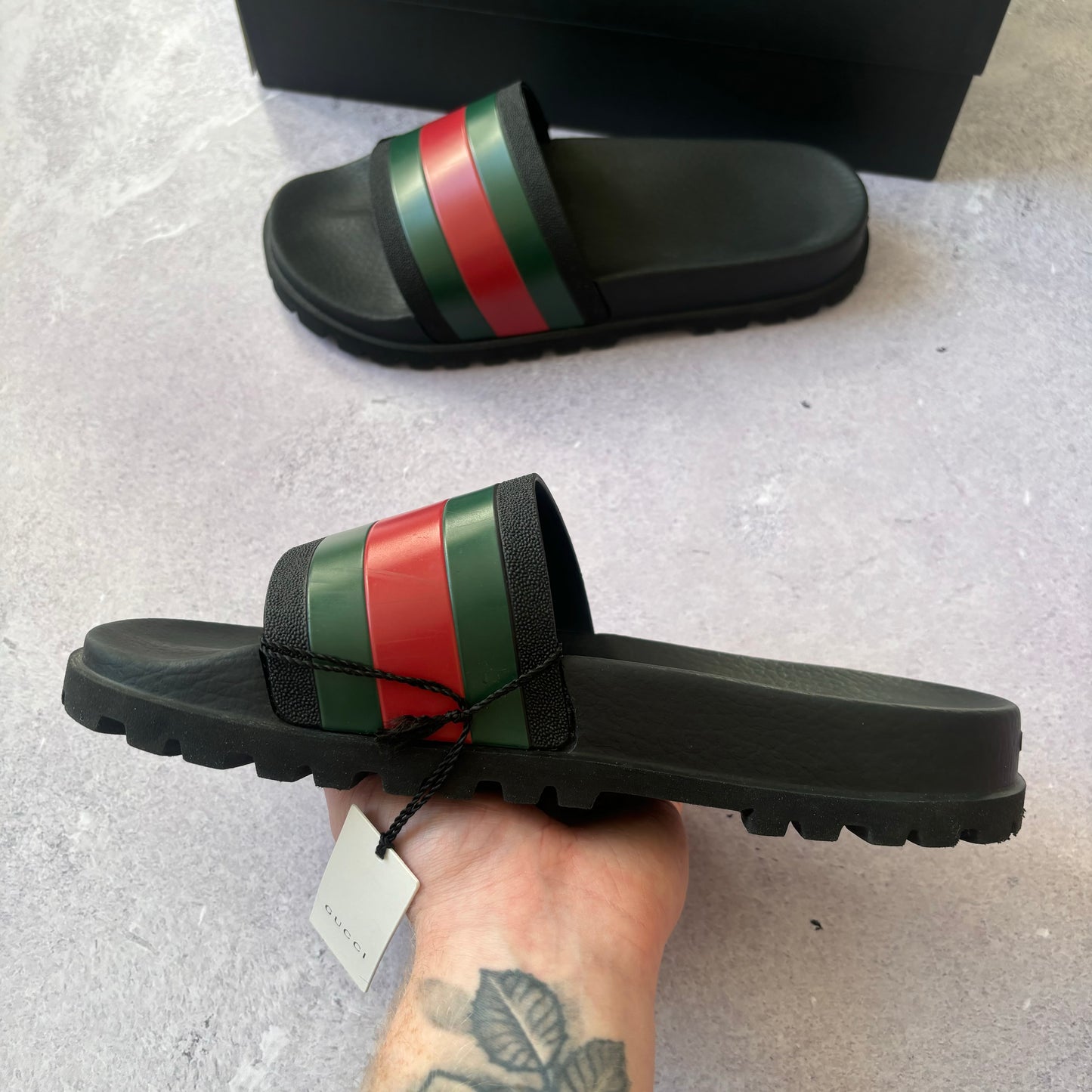 Gucci Web Sliders - UK 8