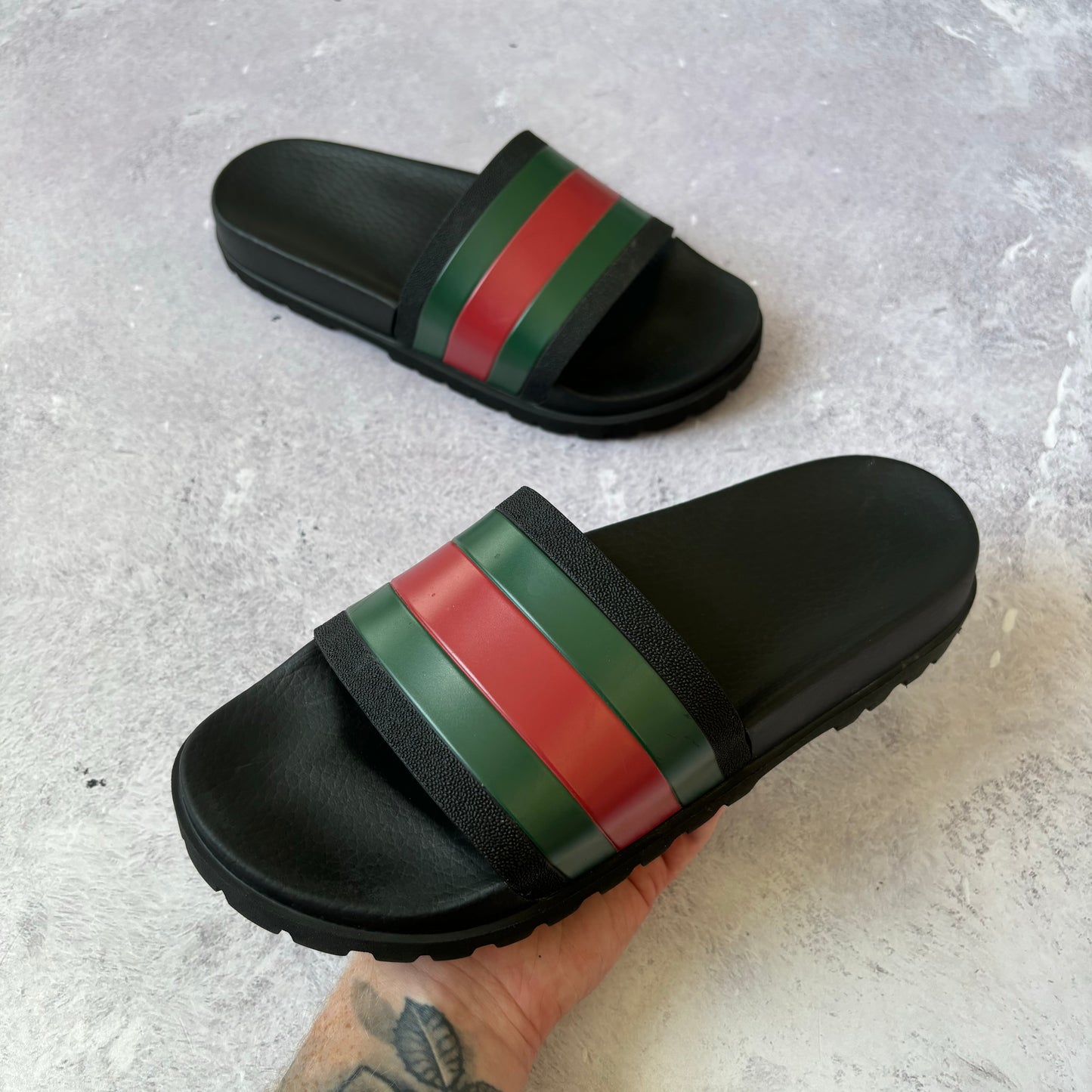 Gucci Web Sliders - UK 9