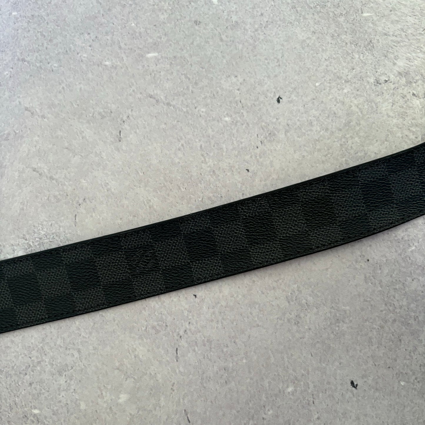 Louis Vuitton Black Damier Belt Fits Waist 40” - 44”