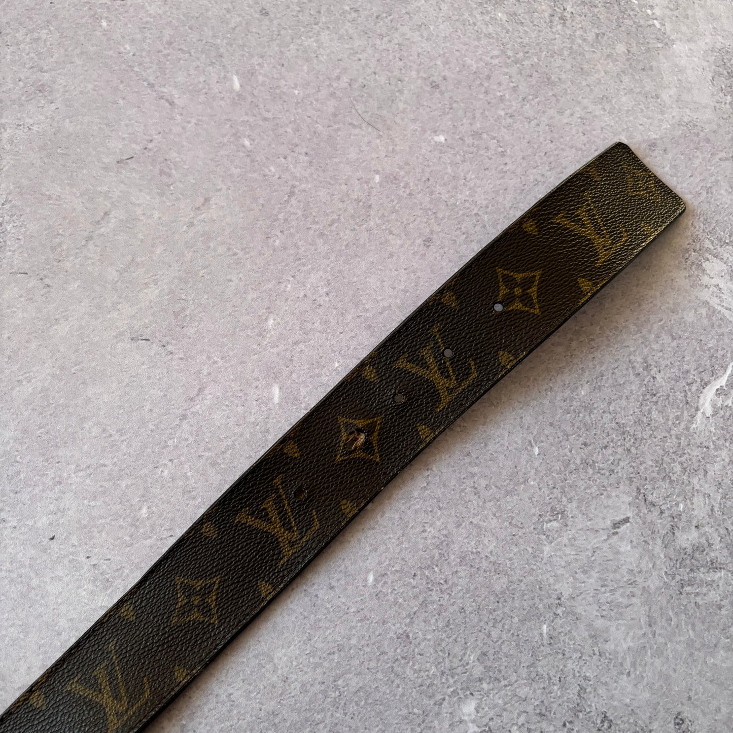 Louis Vuitton Brown Monogram Belt - Fits Waist 34” - 36”
