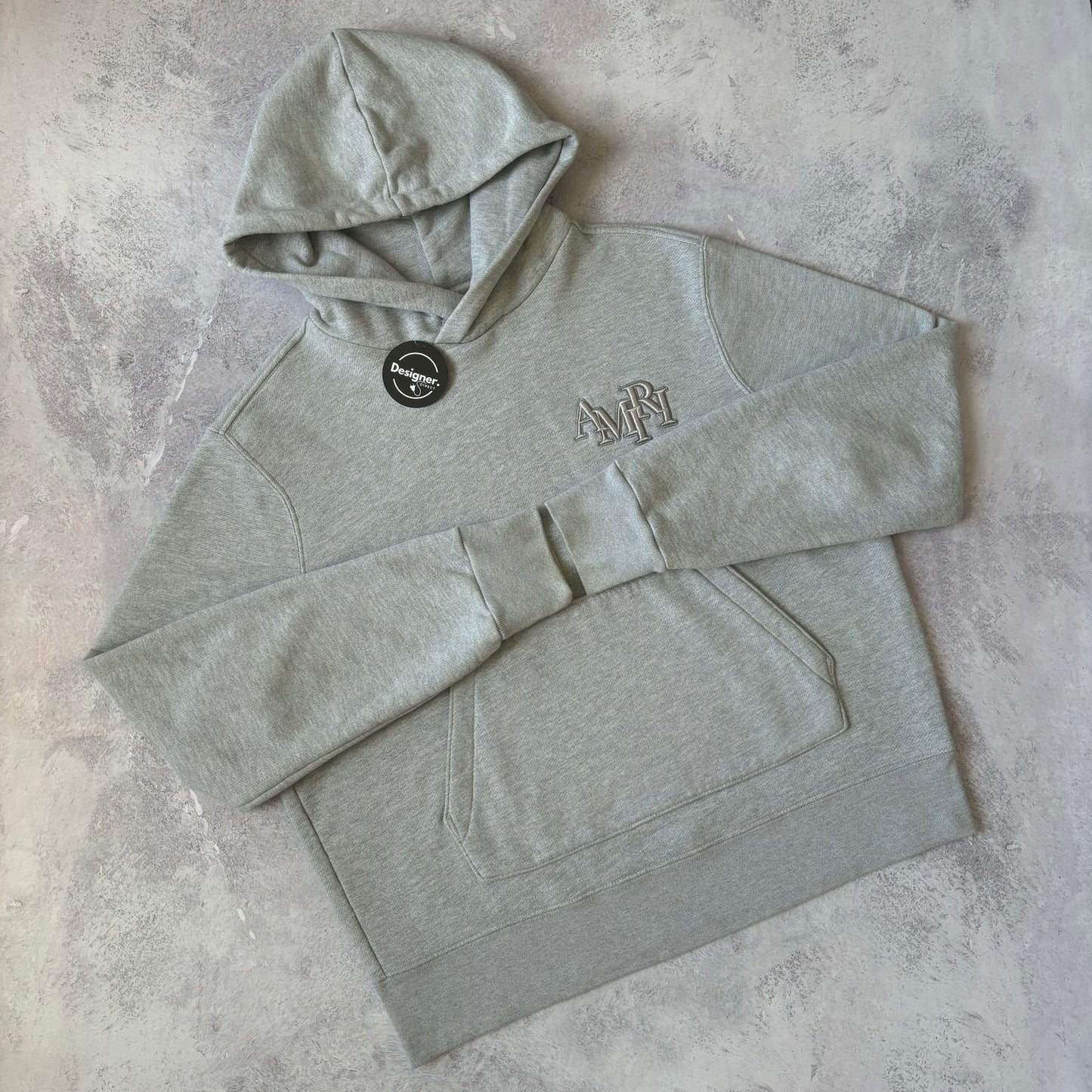 Amiri Staggered Logo Hoodie - Medium