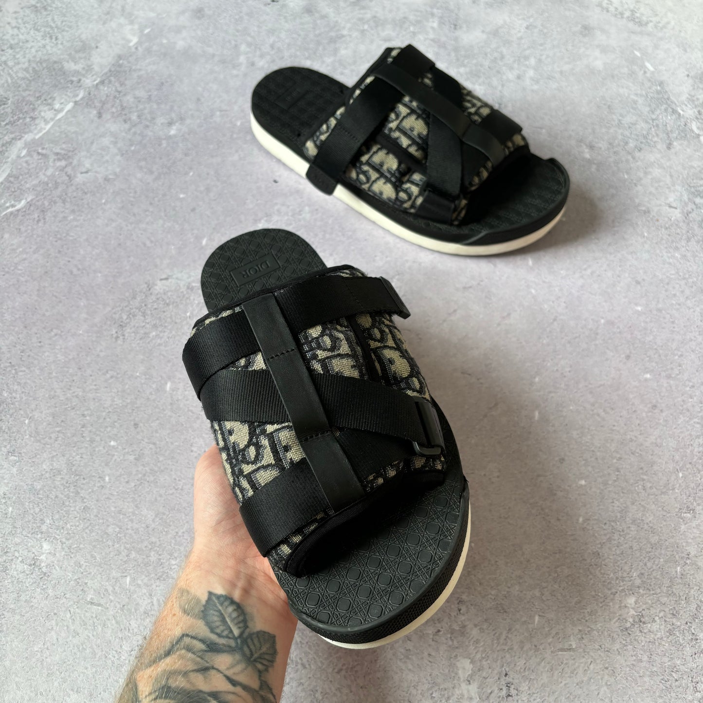 Dior Alpha Sliders - UK 8