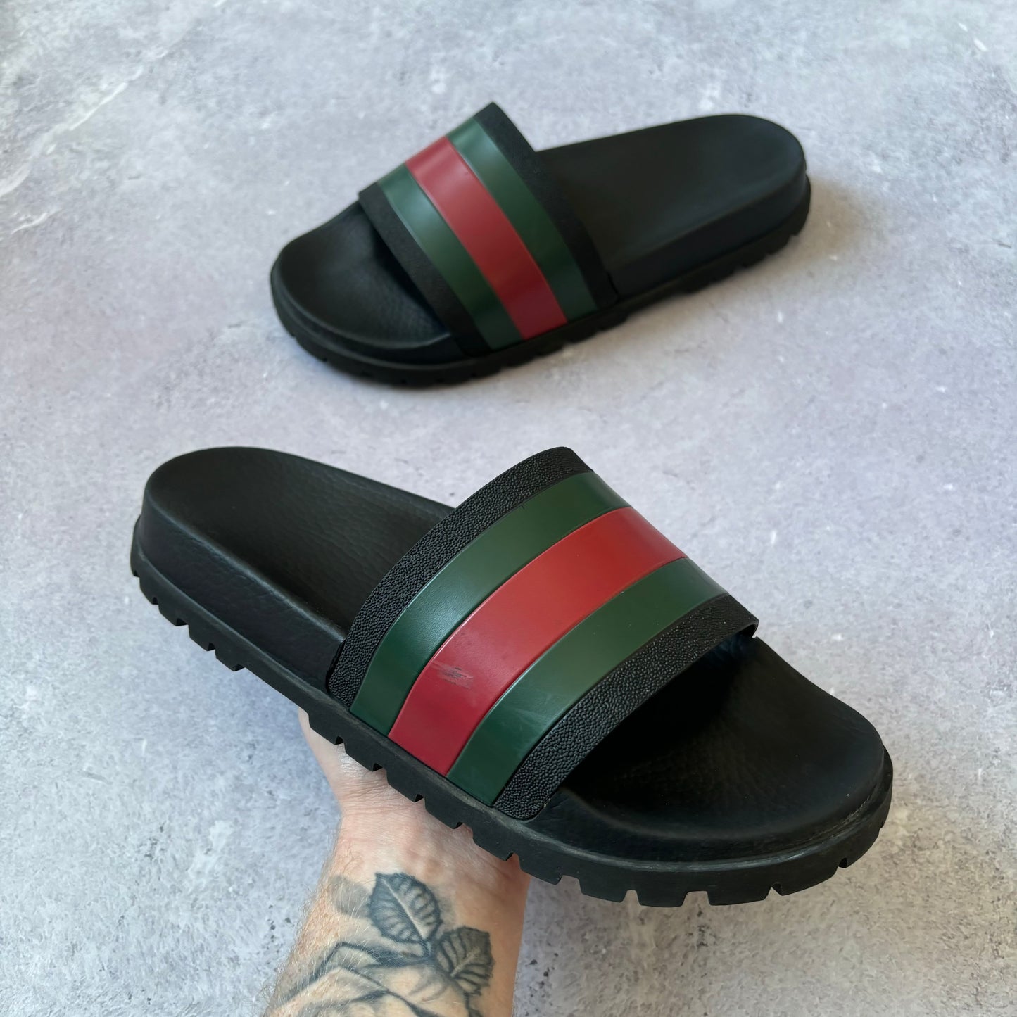 Gucci Web Sliders - UK 10