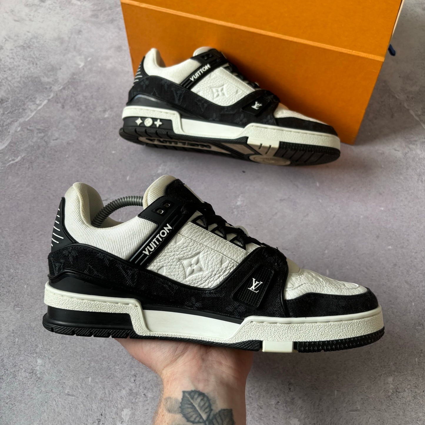 Louis Vuitton Paris Exclusive Denim Trainers - Fits UK 8