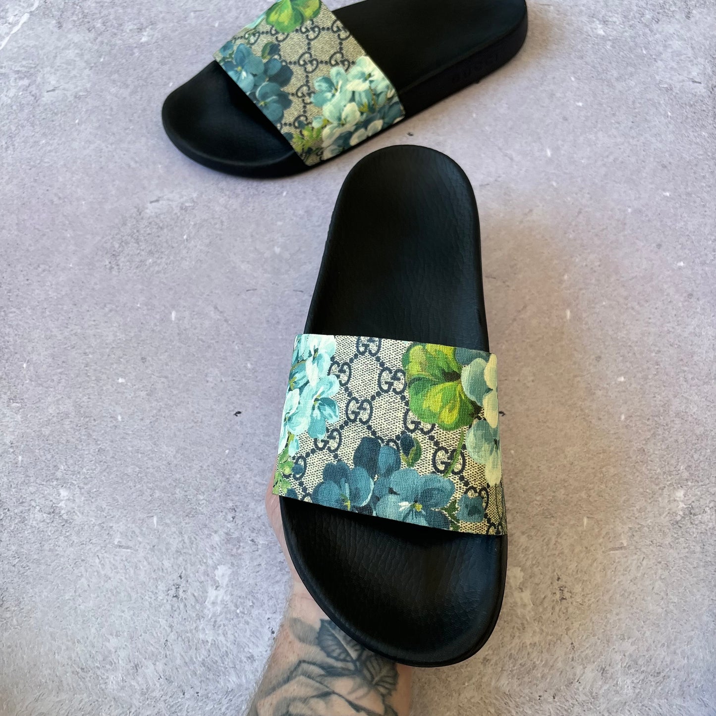 Gucci Bloom Sliders - UK 10