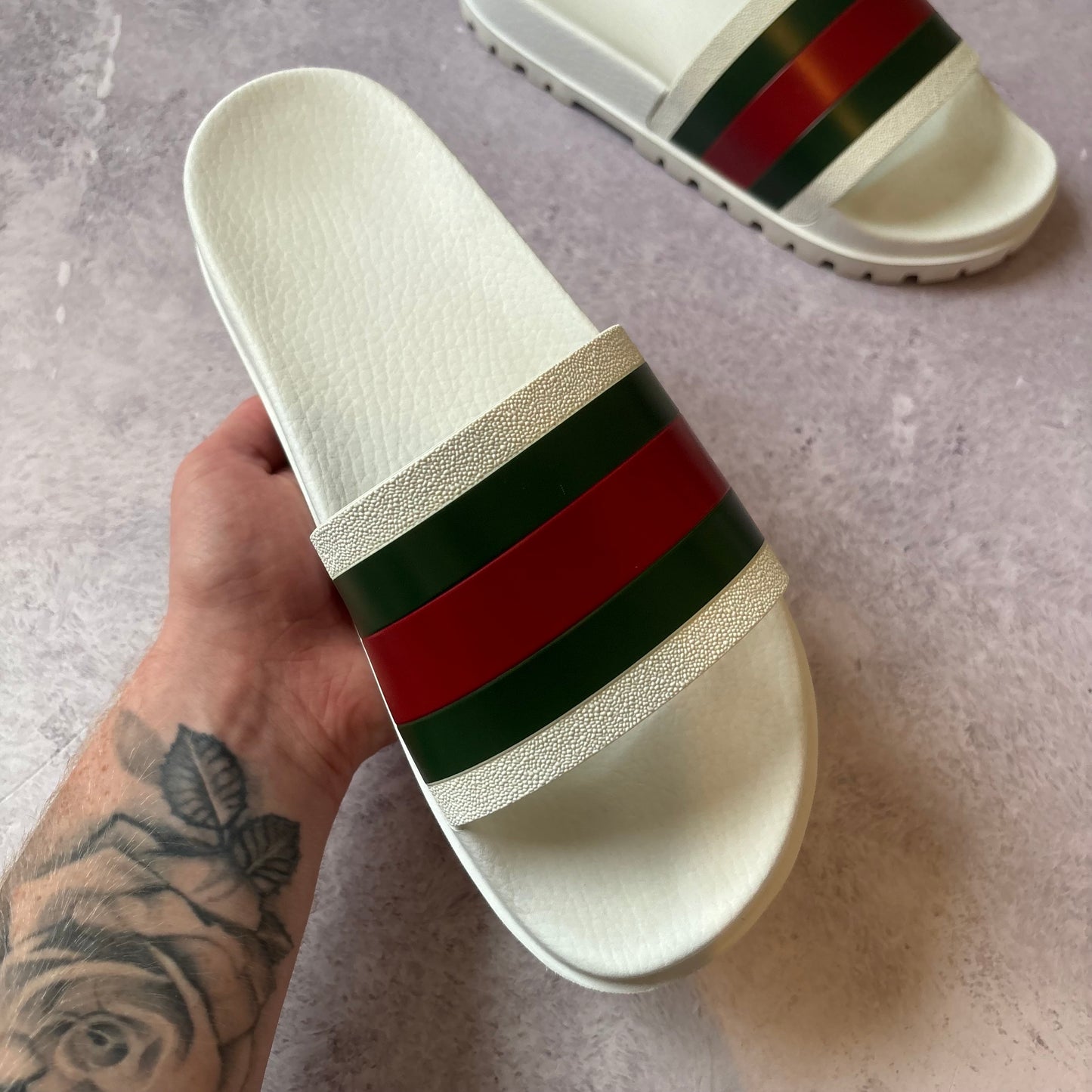 Gucci Web Sliders - UK 9