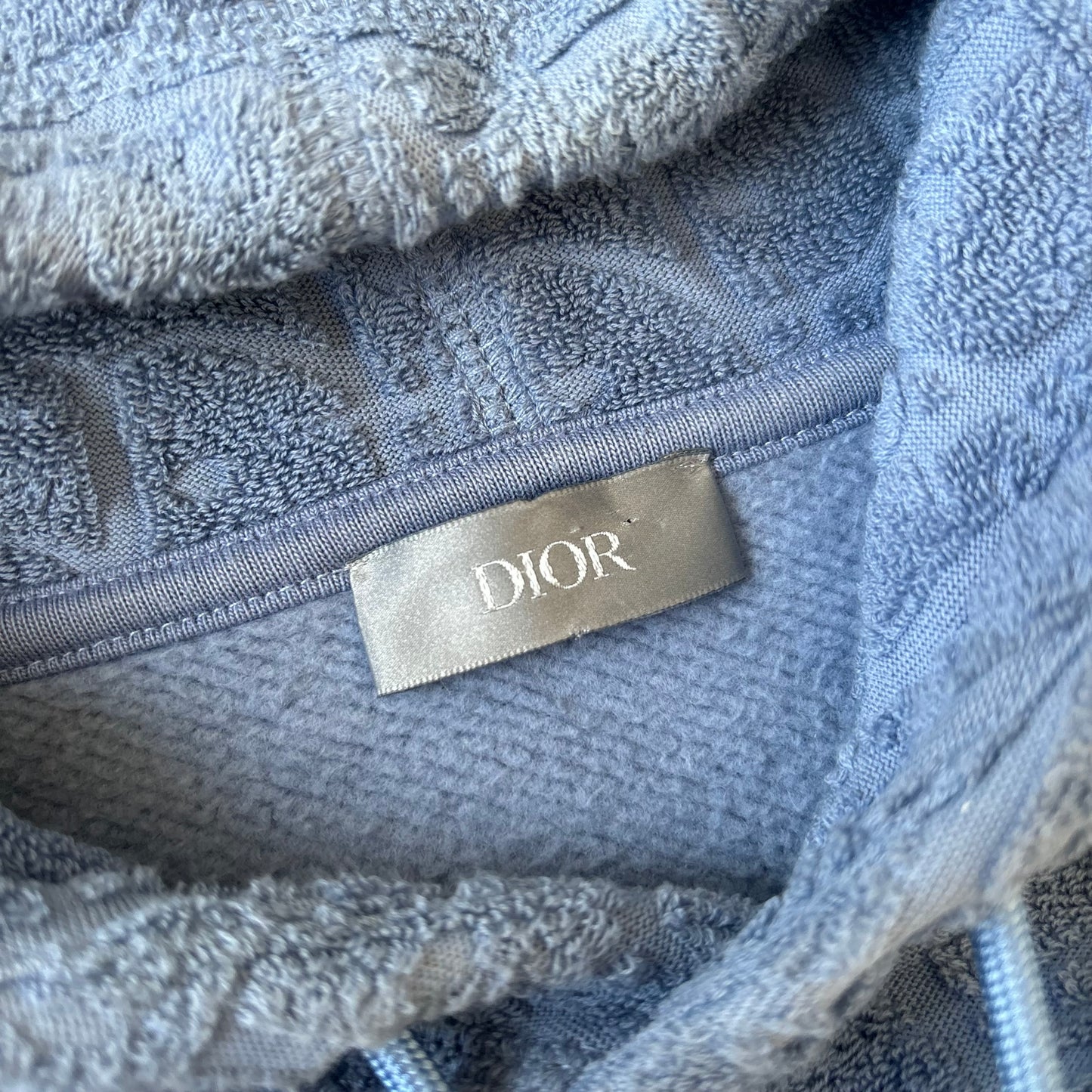 Dior Oblique Towel Hoodie - Small
