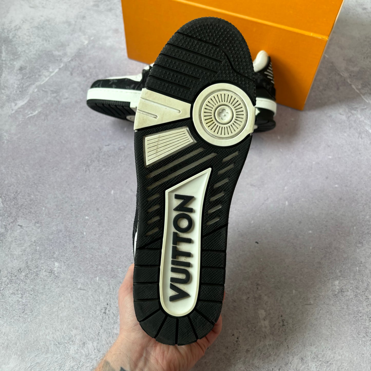 Louis Vuitton Denim Trainers - UK 9