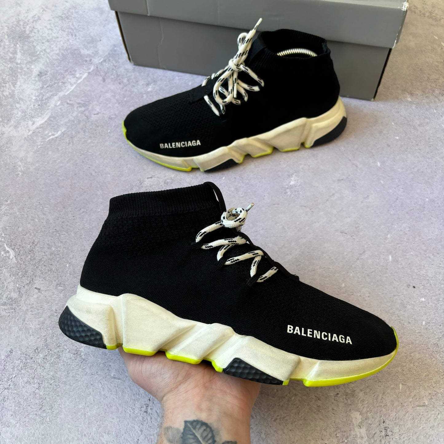 Balenciaga Speed Laced Trainers - UK 7