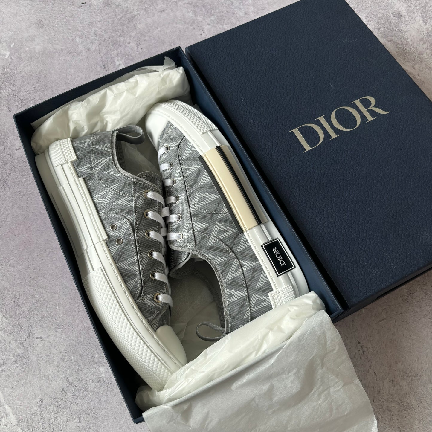 Brand New Dior B23 Low Trainers - UK 9