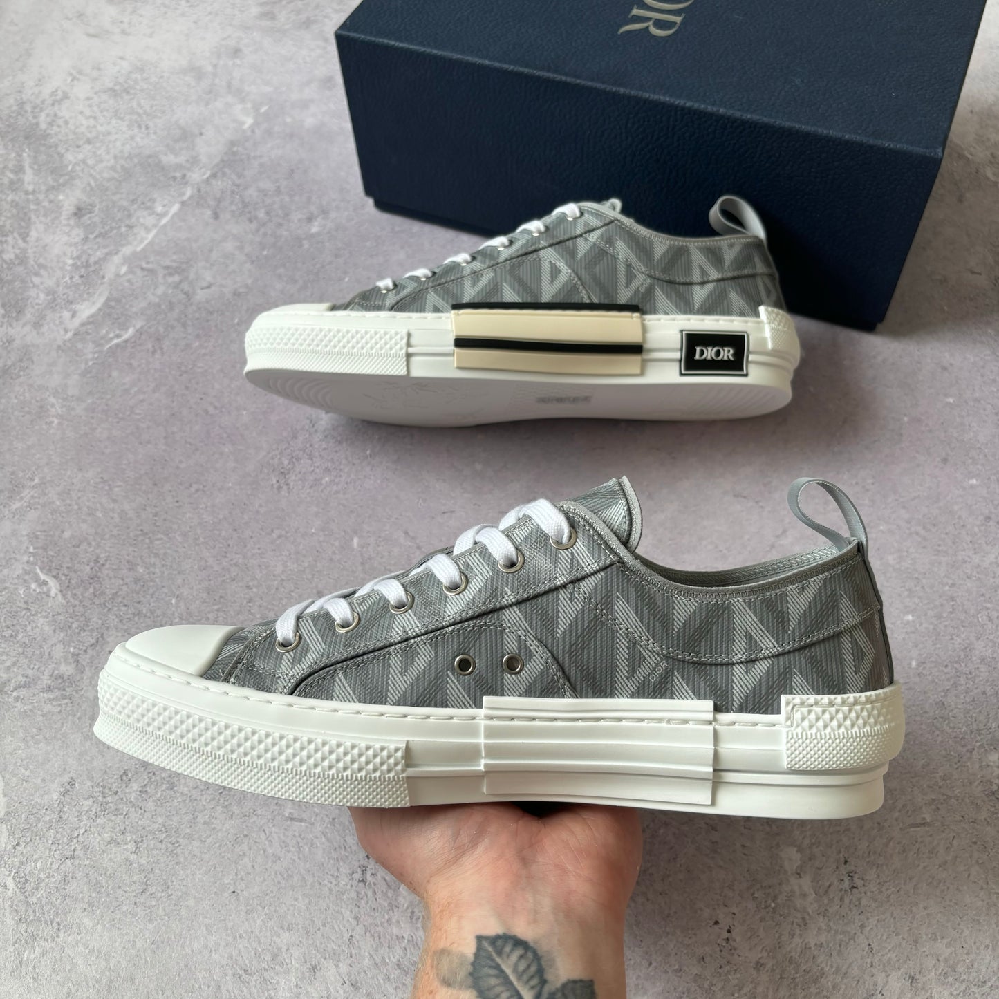 Brand New Dior B23 Low Trainers - UK 9
