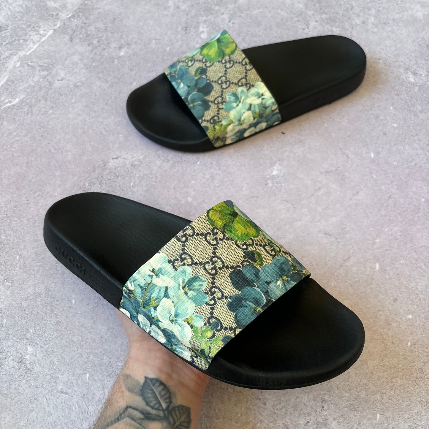 Gucci Bloom Sliders - UK 10
