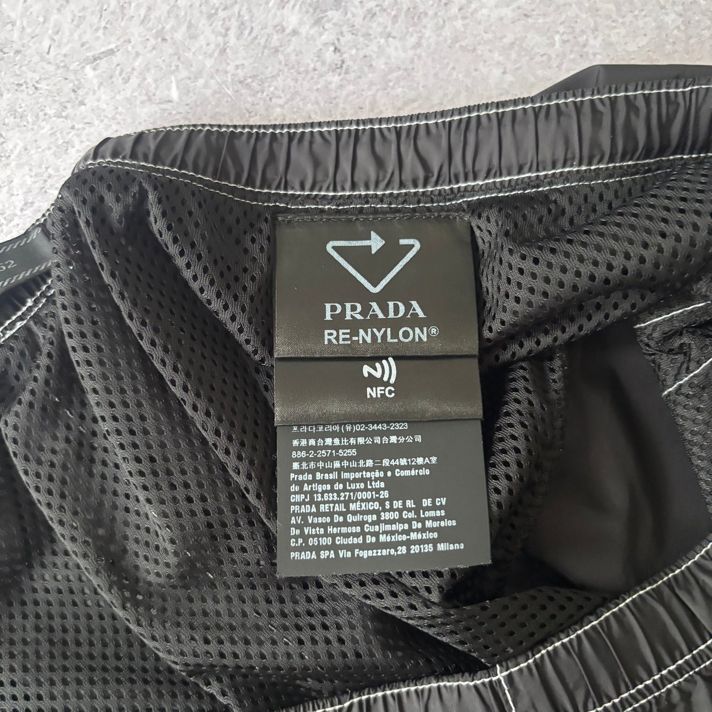 Prada Re-Nylon Swim Shorts - Fits Medium