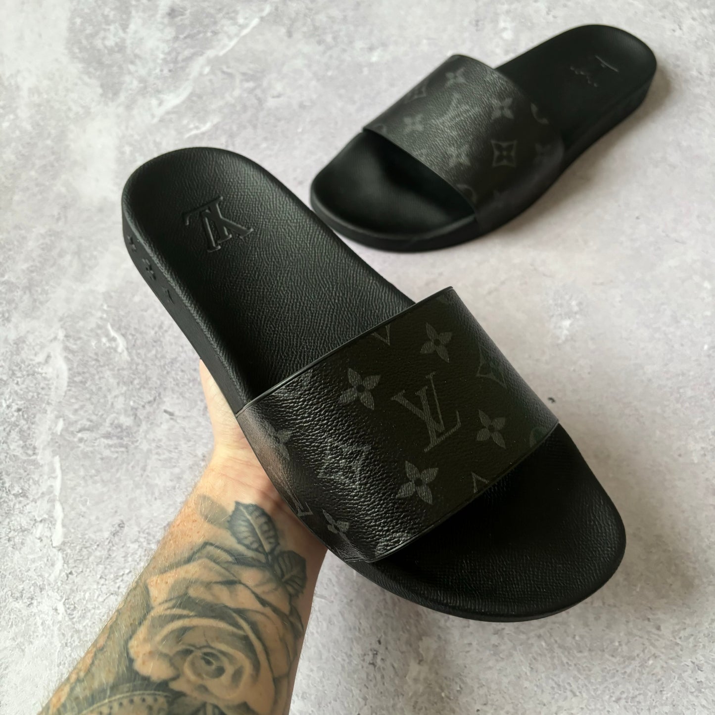Louis Vuitton Waterfront Mule Sliders - UK 9