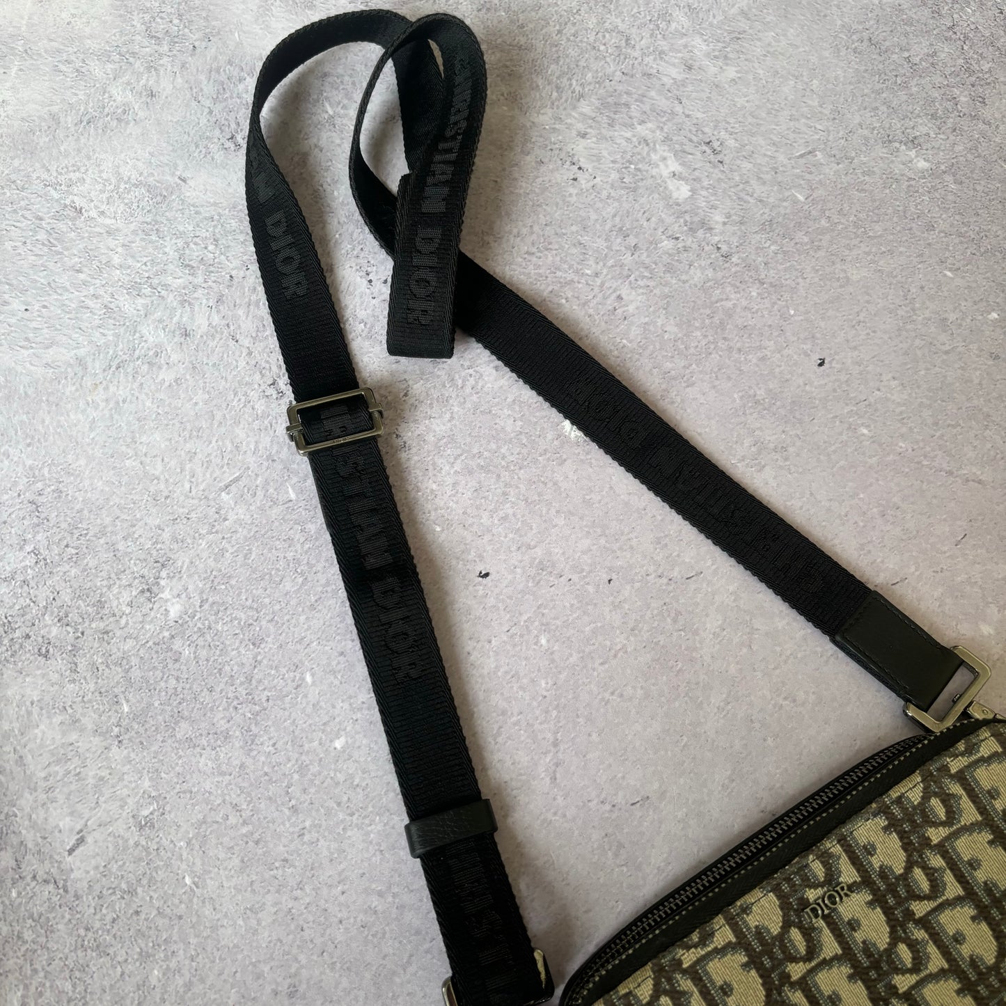 Dior Oblique Jacquard Pouch Bag