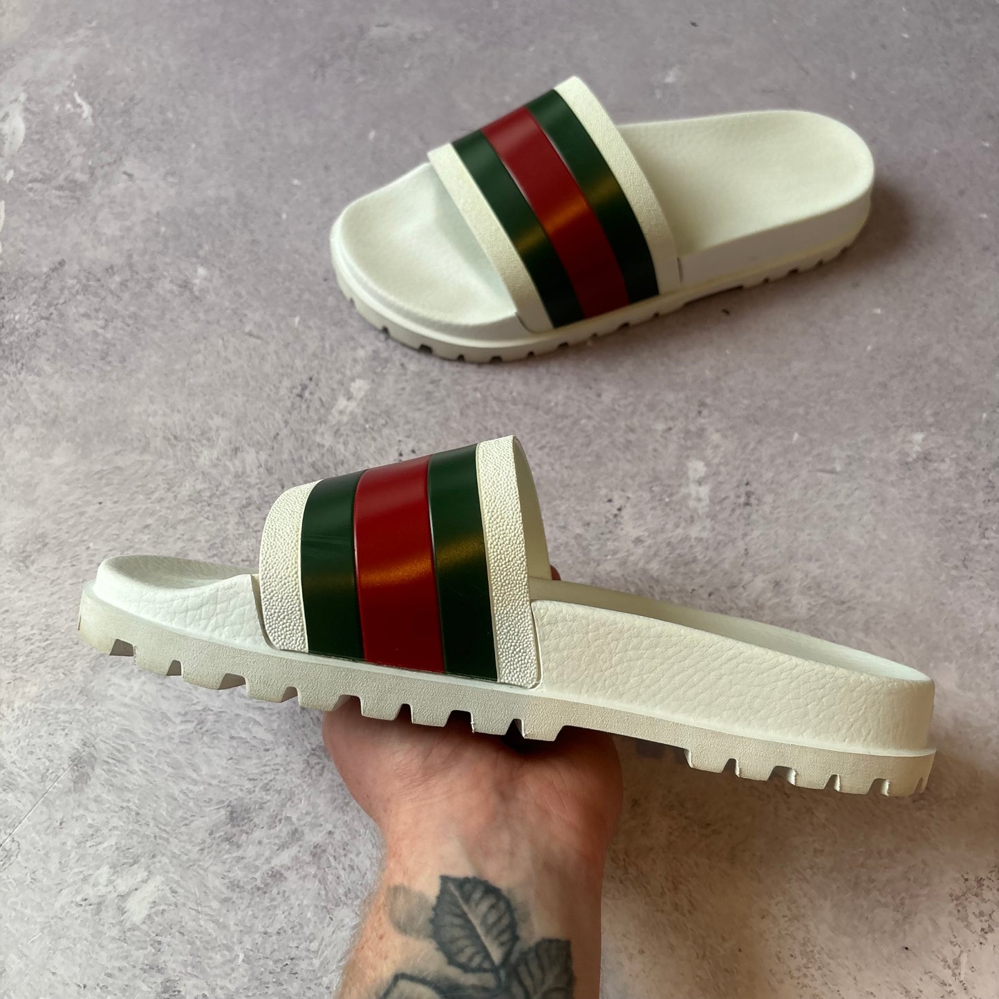 Gucci Web Sliders - UK 9