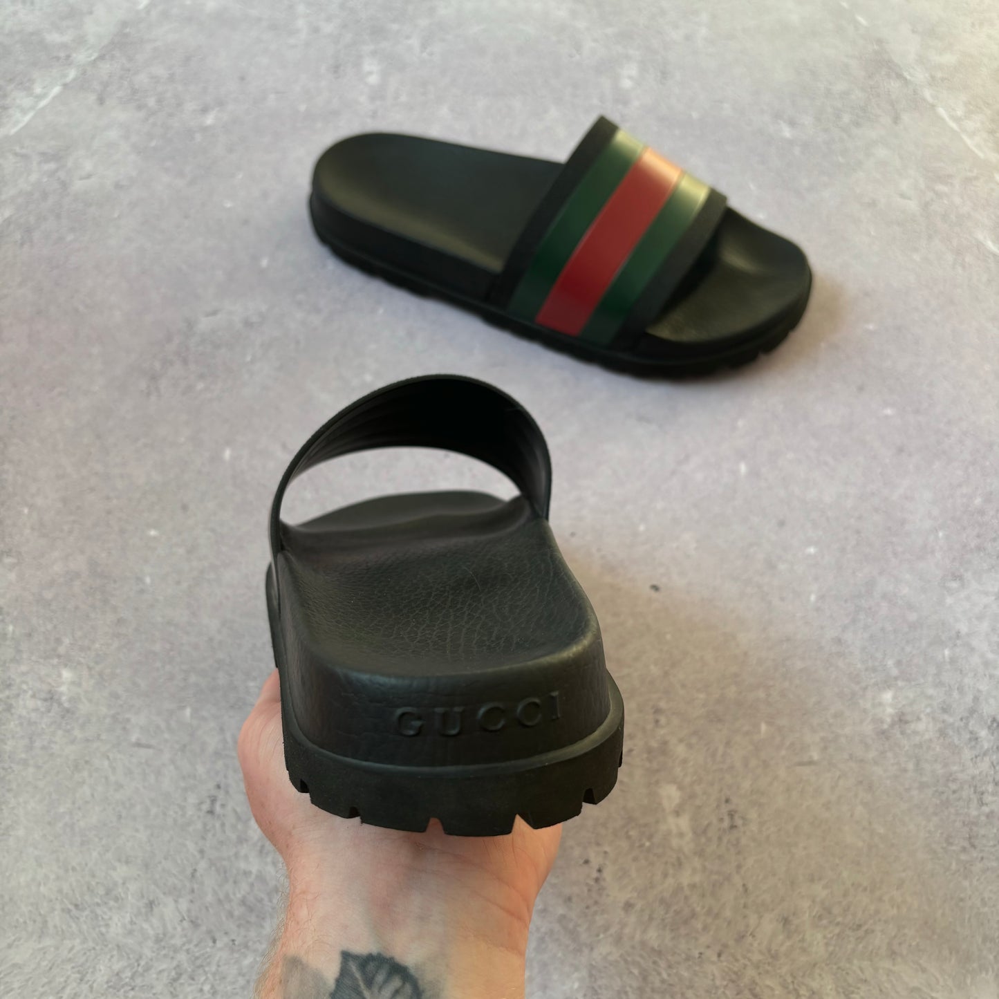 Gucci Web Sliders - UK 9