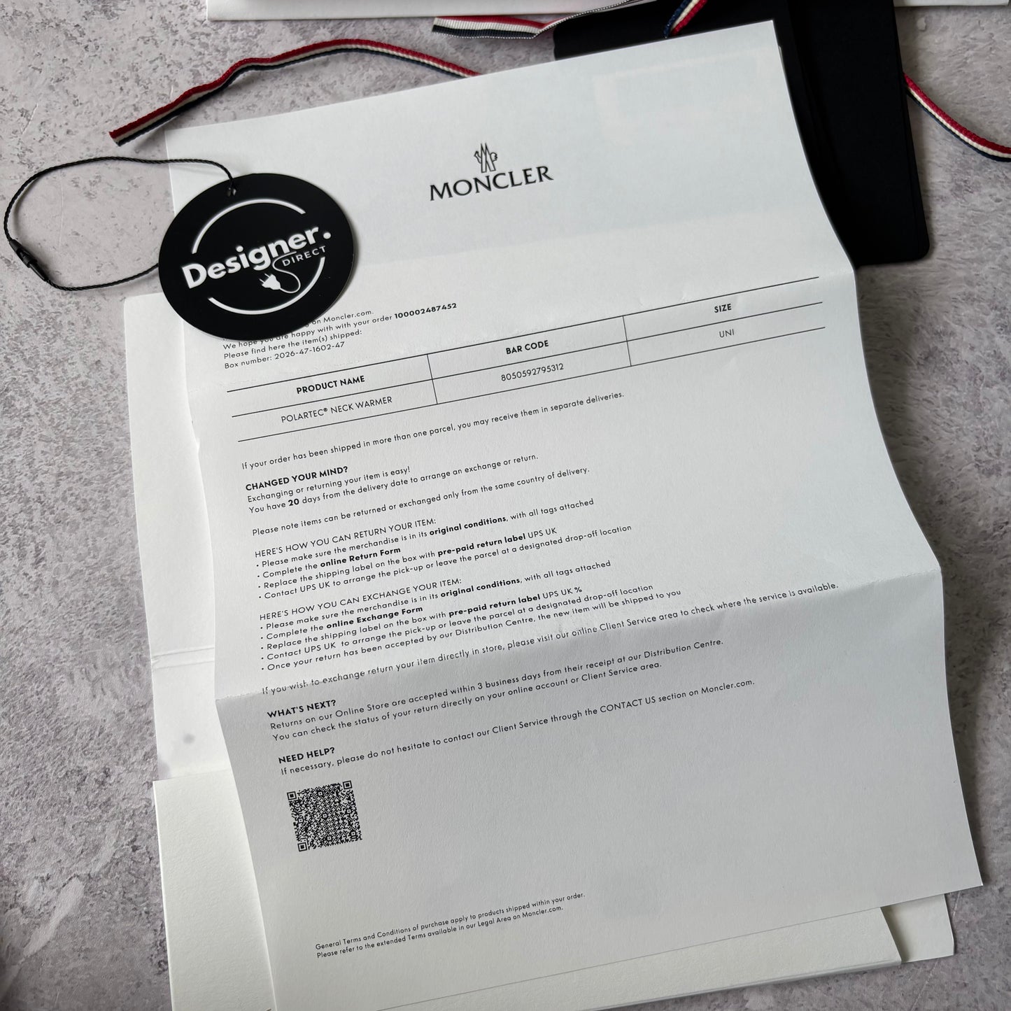 Moncler Polartec Neckwarmer