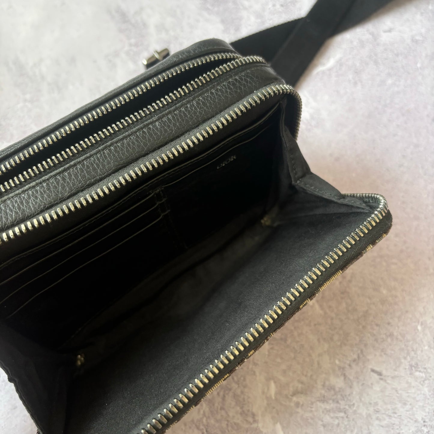 Dior Oblique Jacquard Pouch Bag