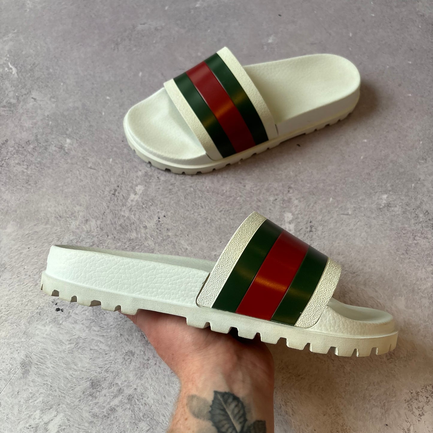 Gucci Web Sliders - UK 9