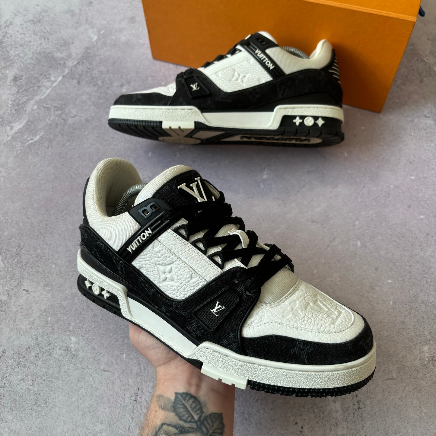 Louis Vuitton Paris Exclusive Denim Trainers - Fits UK 8
