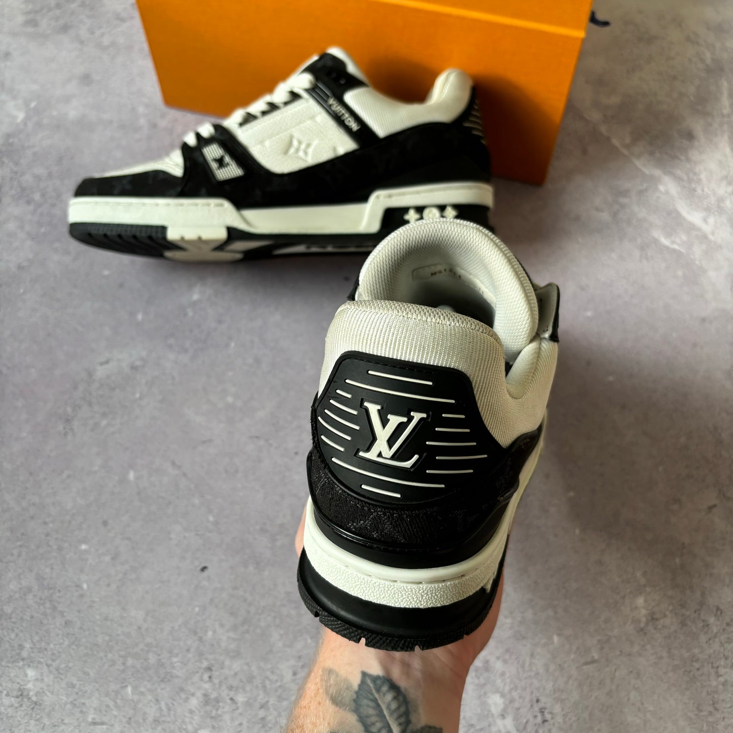 Louis Vuitton Denim Trainers - Fits UK 11.5/12