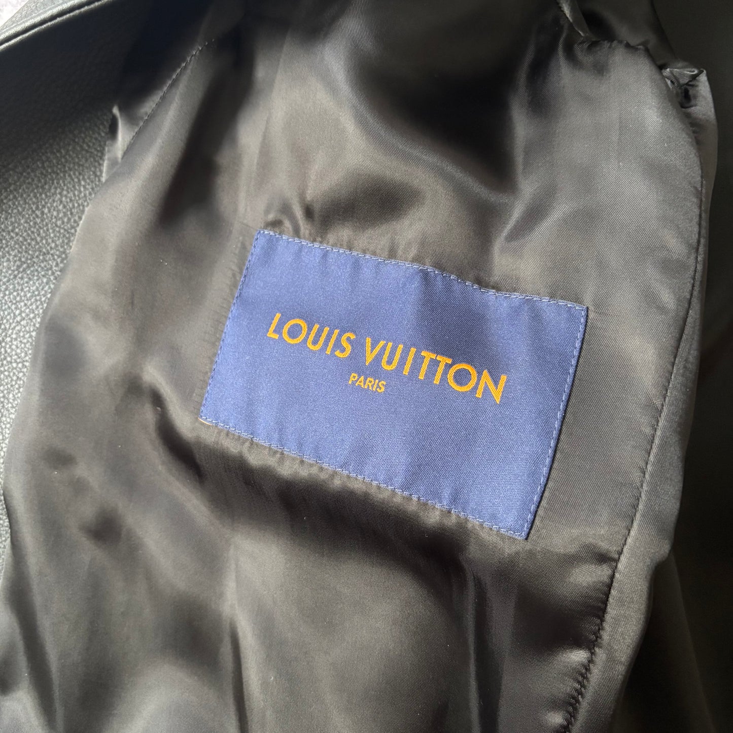 Louis Vuitton Damier Spread Leather Jacket - Fits Medium