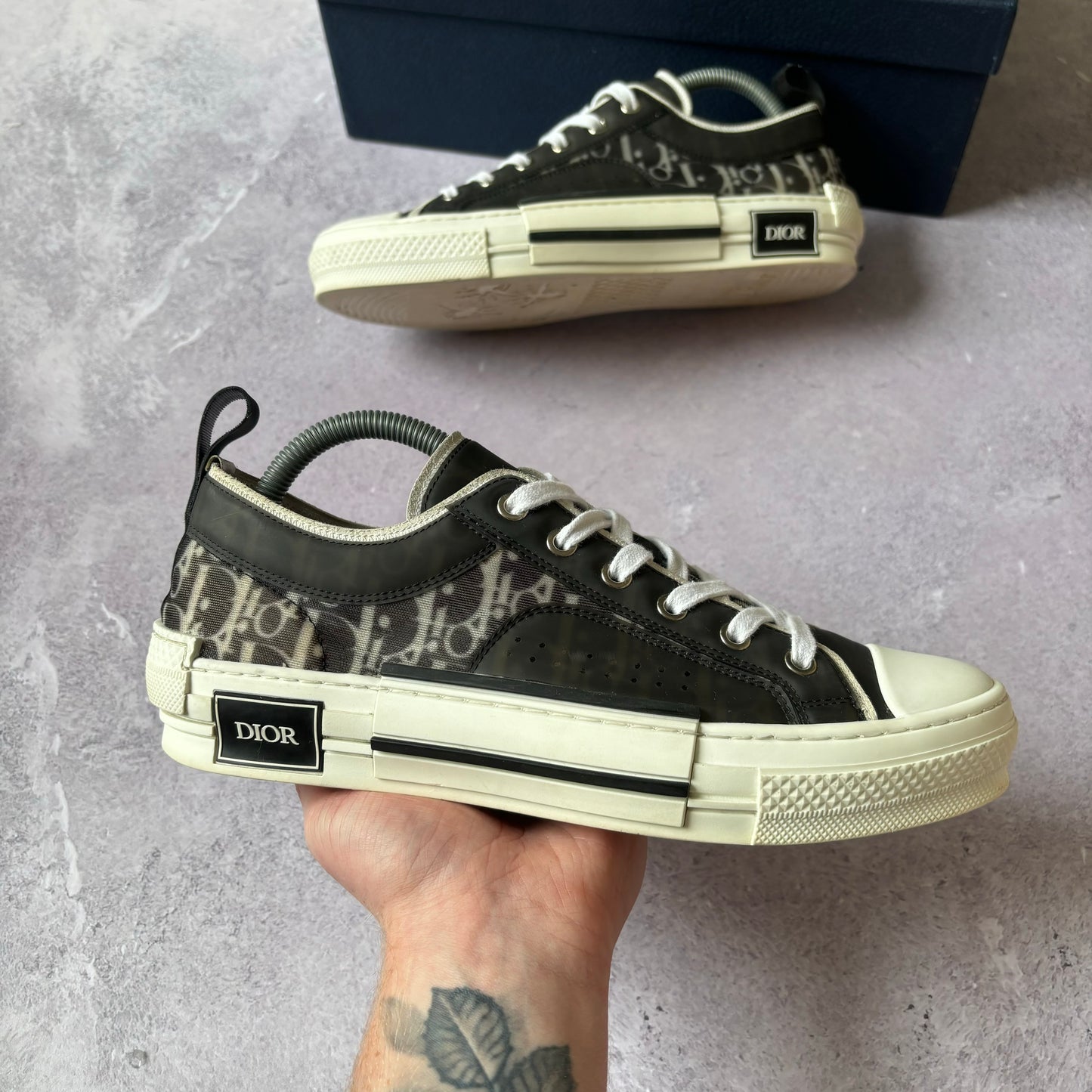 Dior B23 Low Trainers - UK 7