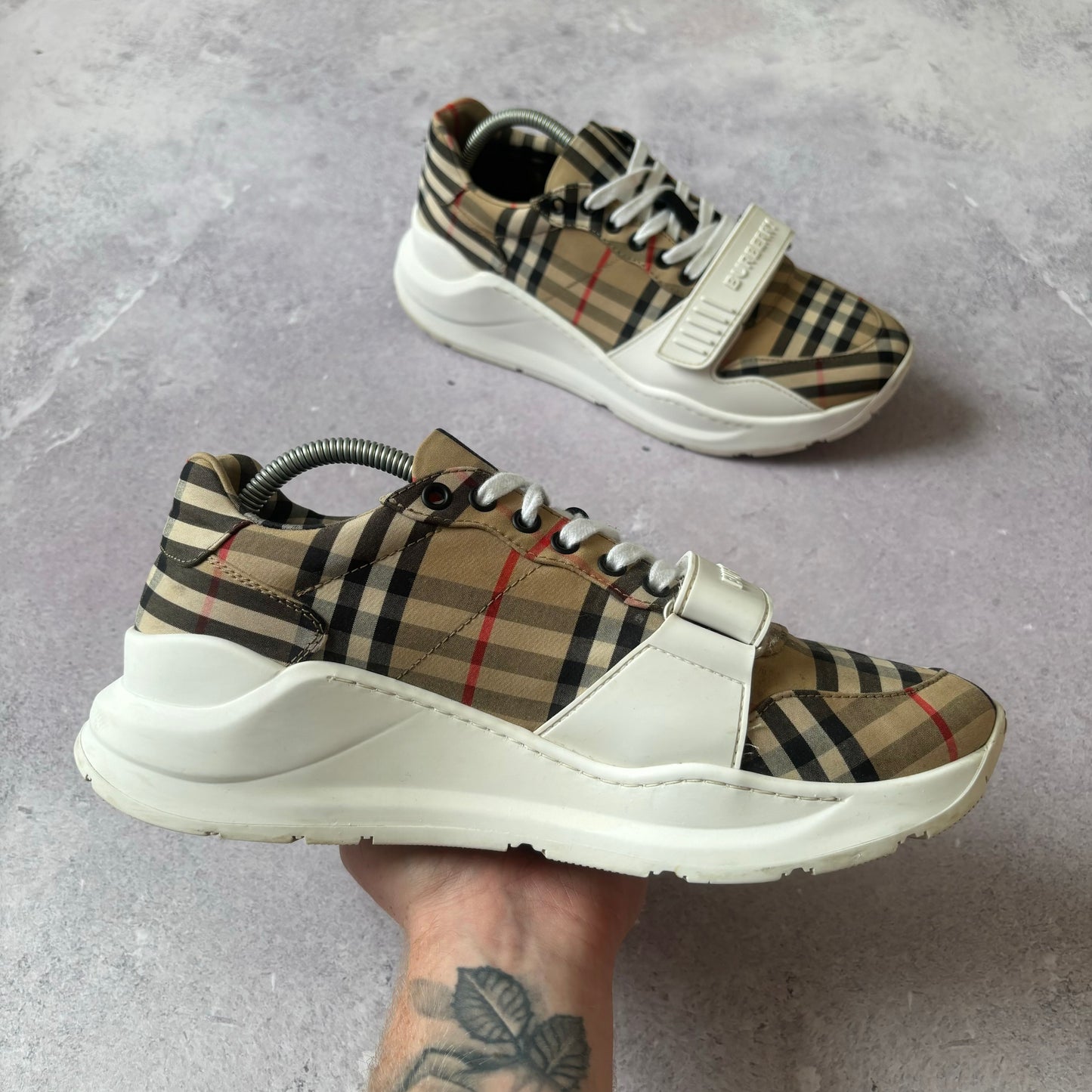 Burberry Ramsey Trainers - UK 9