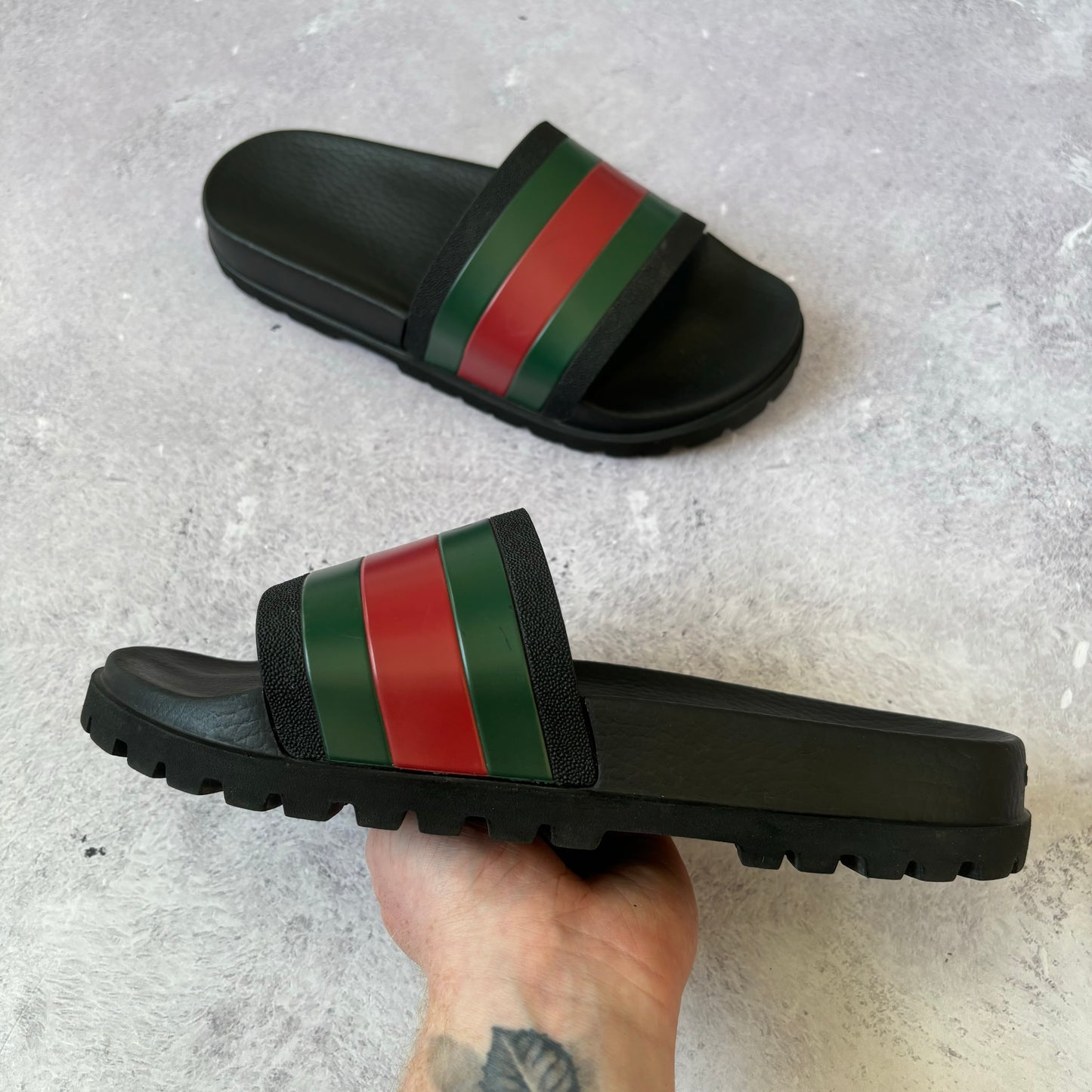 Gucci Web Sliders - UK 9
