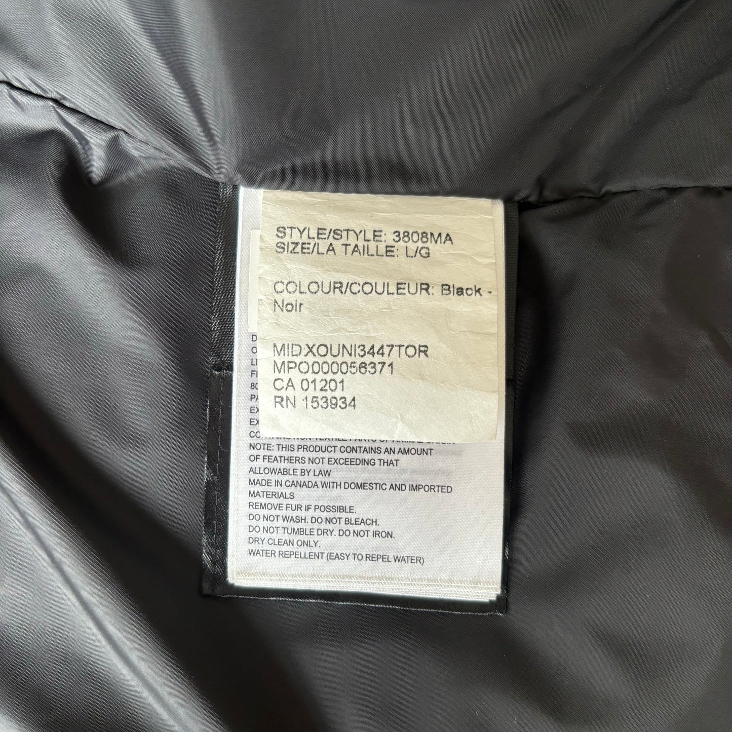 Canada Goose Wyndham Parka Jacket - Large