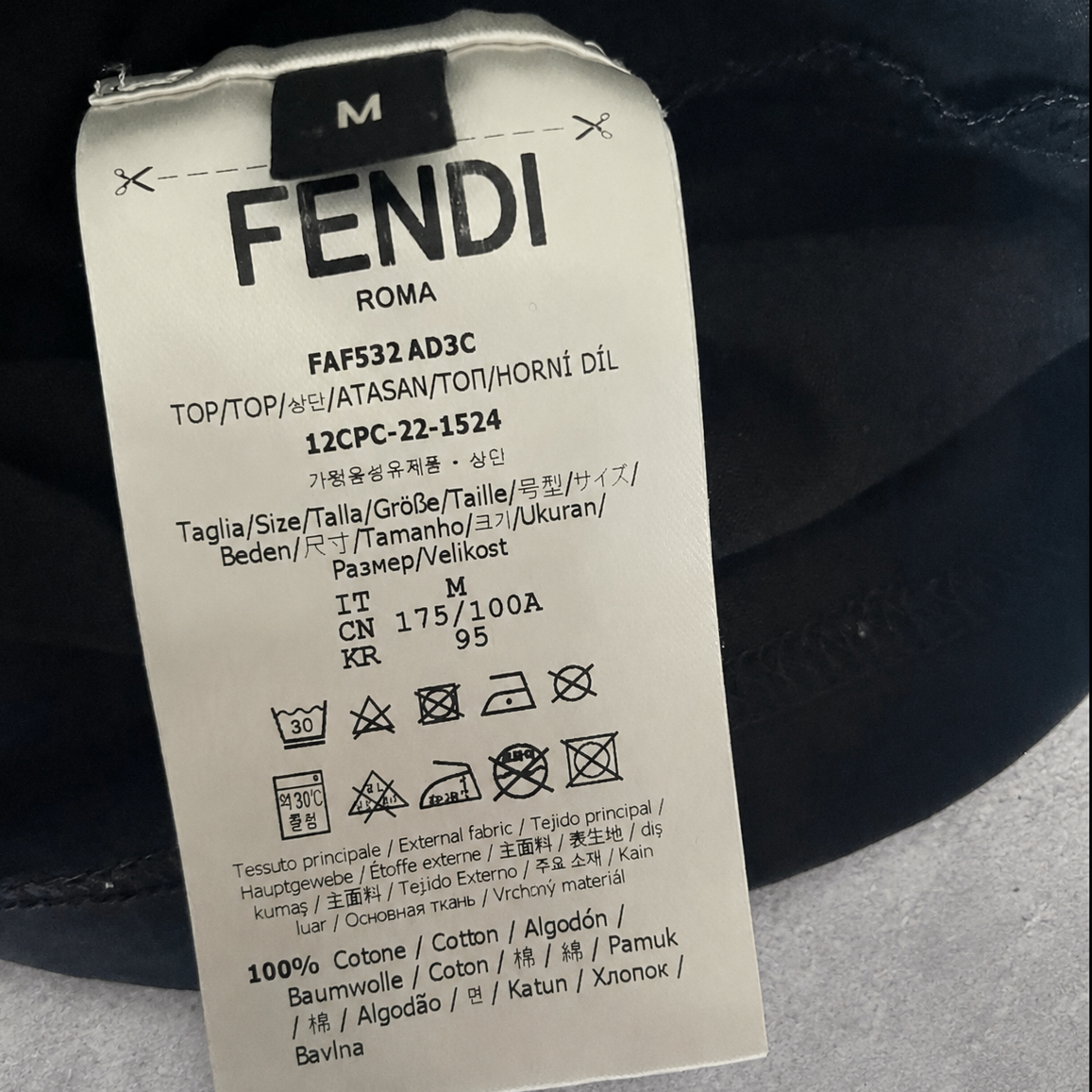 Fendi T-Shirt - Medium