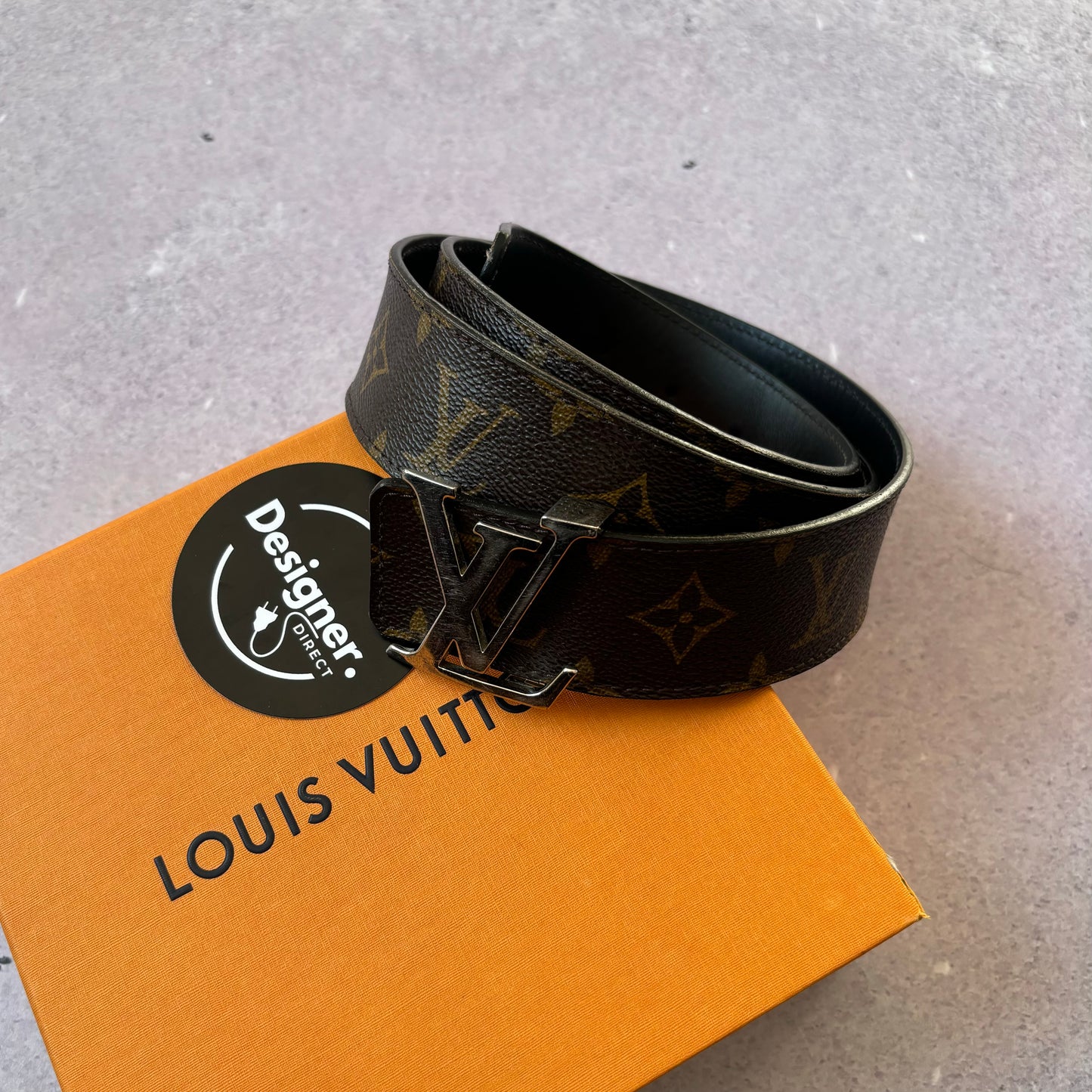 Louis Vuitton Brown Monogram Belt - Fits Waist 34” - 36”